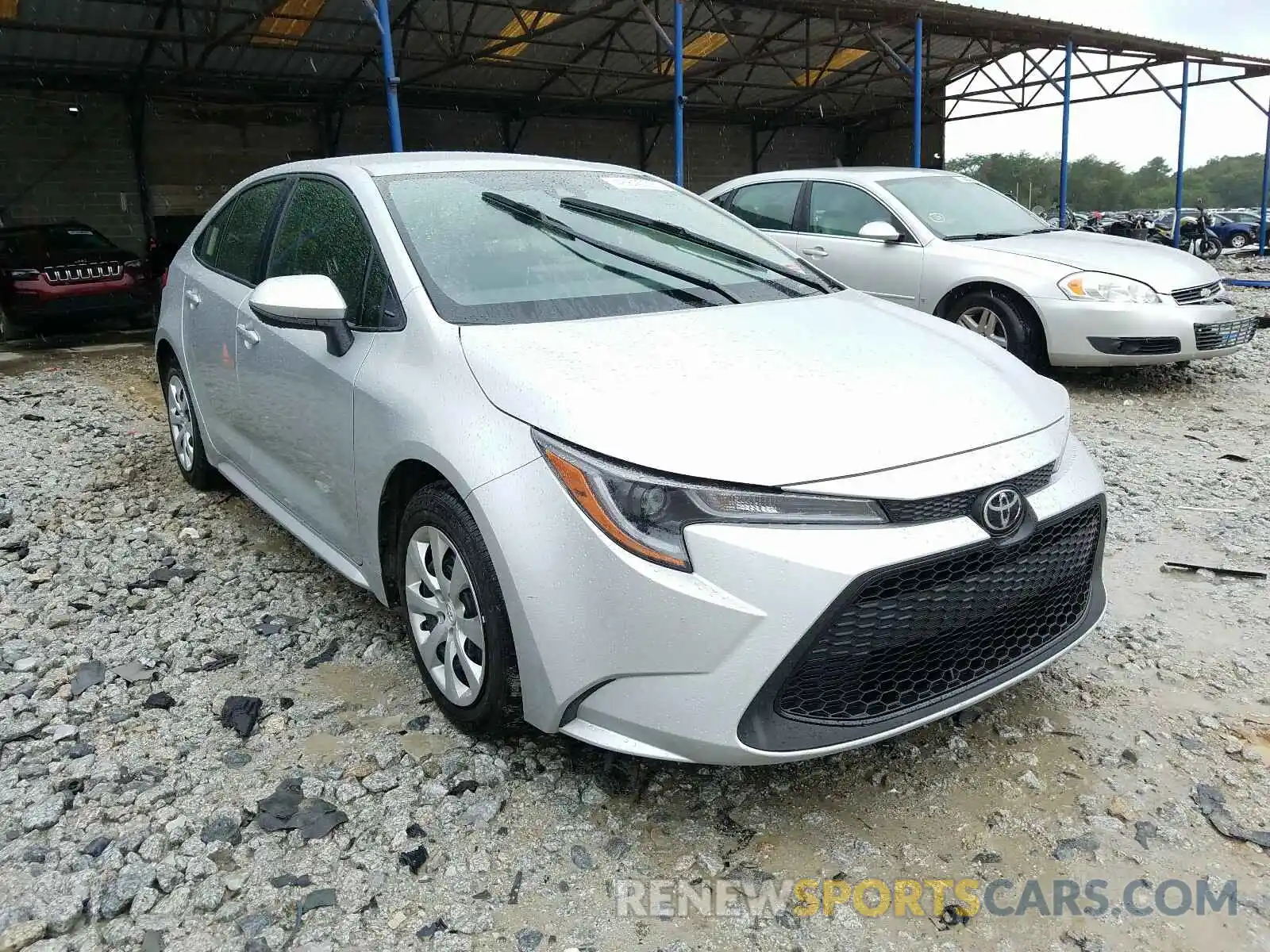 1 Photograph of a damaged car JTDEPRAE3LJ016515 TOYOTA COROLLA 2020