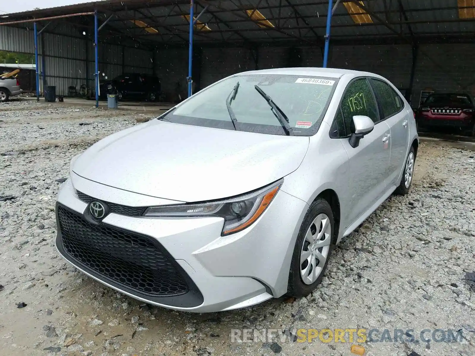 2 Photograph of a damaged car JTDEPRAE3LJ016515 TOYOTA COROLLA 2020