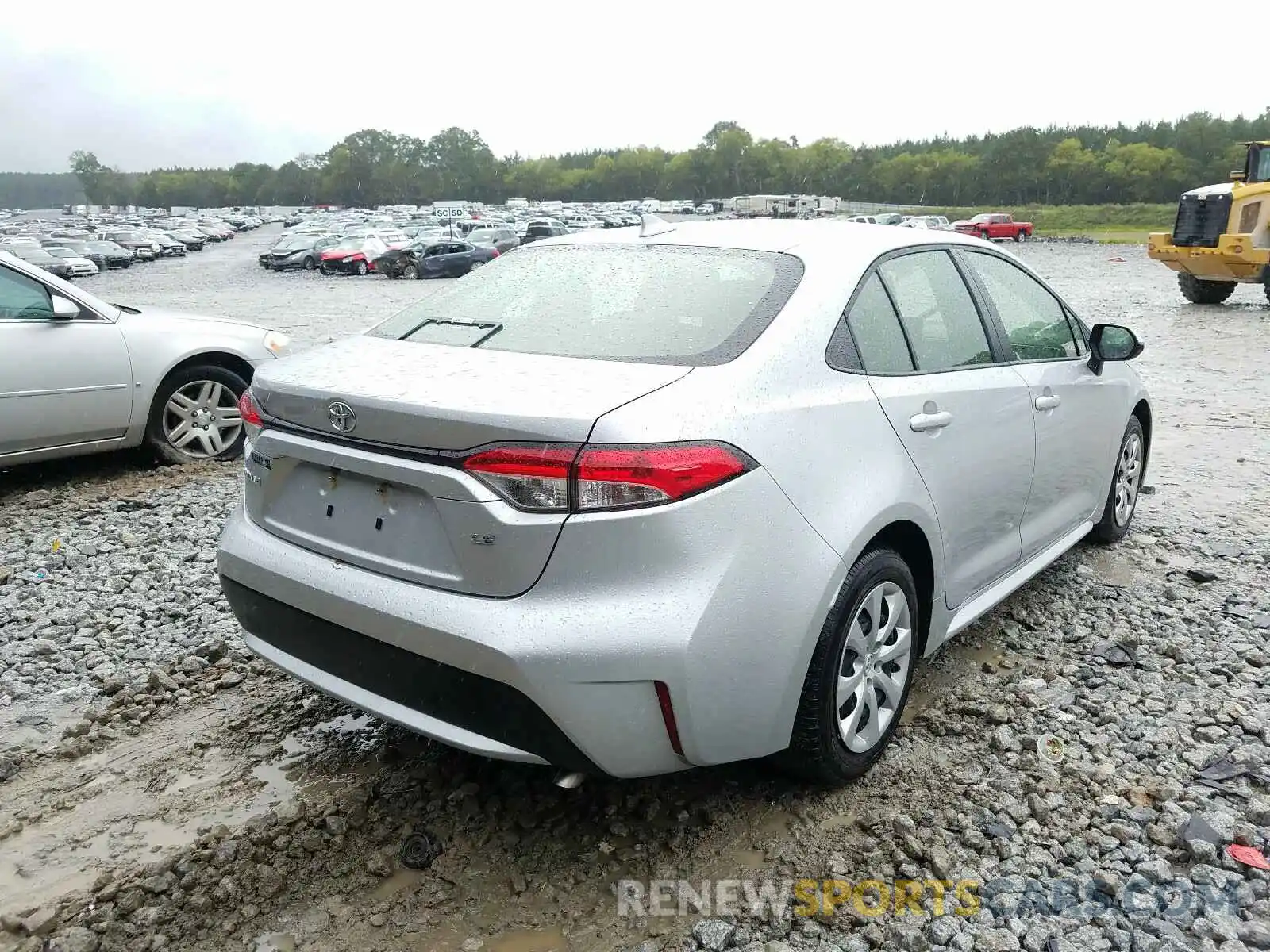 4 Photograph of a damaged car JTDEPRAE3LJ016515 TOYOTA COROLLA 2020