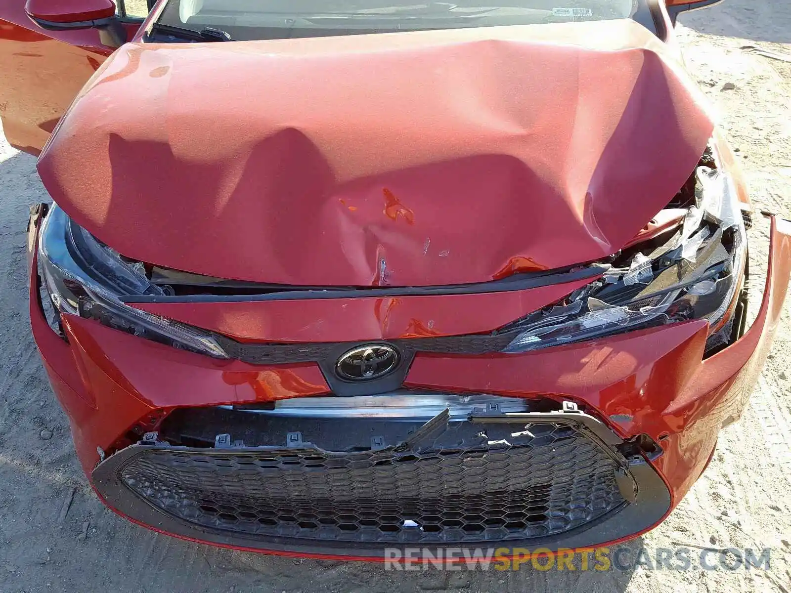 7 Photograph of a damaged car JTDEPRAE3LJ016675 TOYOTA COROLLA 2020