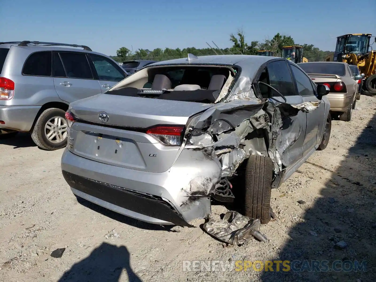 4 Photograph of a damaged car JTDEPRAE3LJ016787 TOYOTA COROLLA 2020