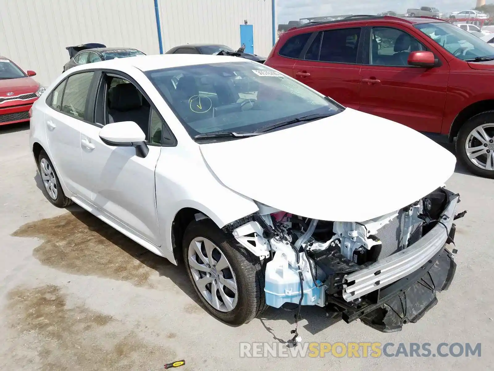 1 Photograph of a damaged car JTDEPRAE3LJ017230 TOYOTA COROLLA 2020