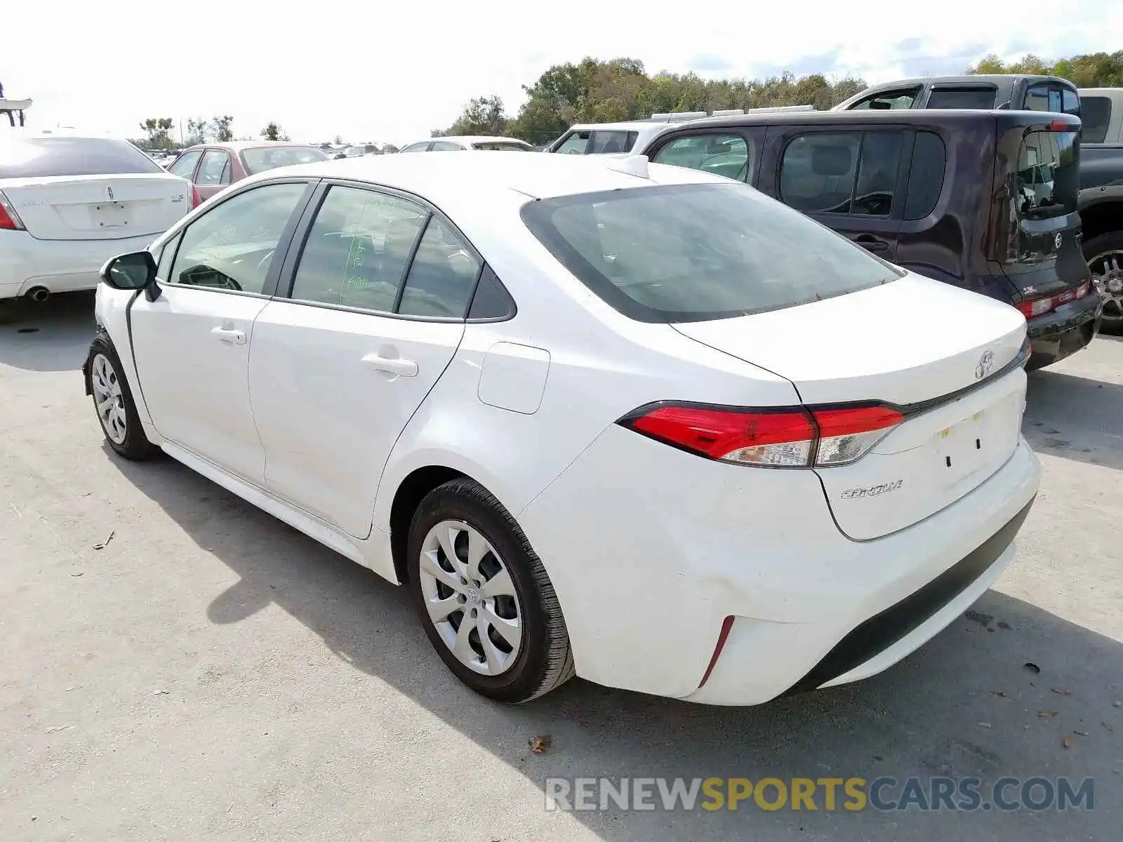 3 Photograph of a damaged car JTDEPRAE3LJ017230 TOYOTA COROLLA 2020