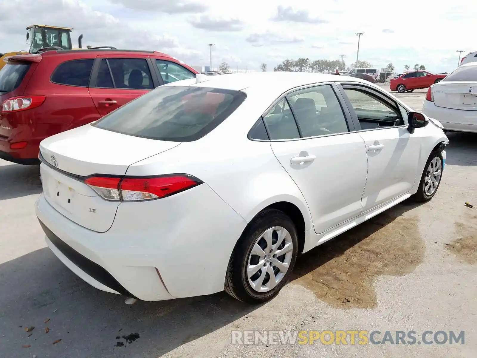 4 Photograph of a damaged car JTDEPRAE3LJ017230 TOYOTA COROLLA 2020