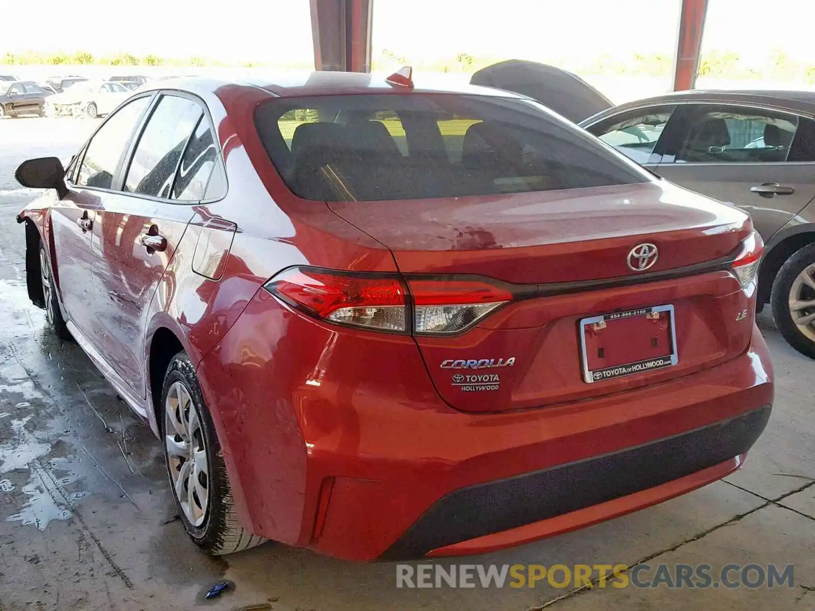 3 Photograph of a damaged car JTDEPRAE3LJ017339 TOYOTA COROLLA 2020