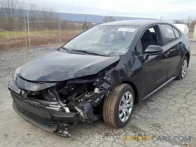 2 Photograph of a damaged car JTDEPRAE3LJ017499 TOYOTA COROLLA 2020