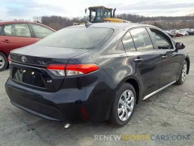 4 Photograph of a damaged car JTDEPRAE3LJ017499 TOYOTA COROLLA 2020