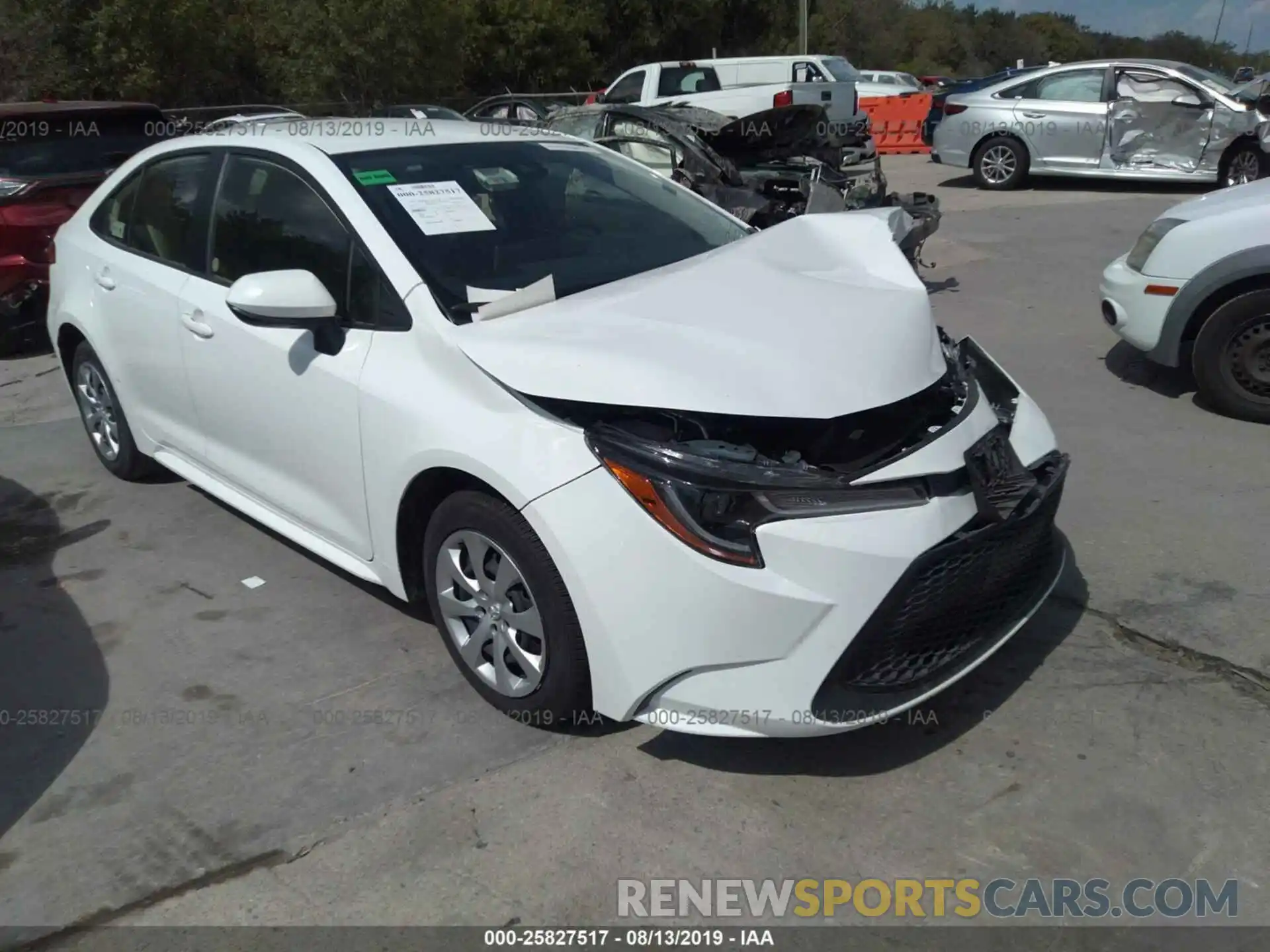 1 Photograph of a damaged car JTDEPRAE3LJ017731 TOYOTA COROLLA 2020