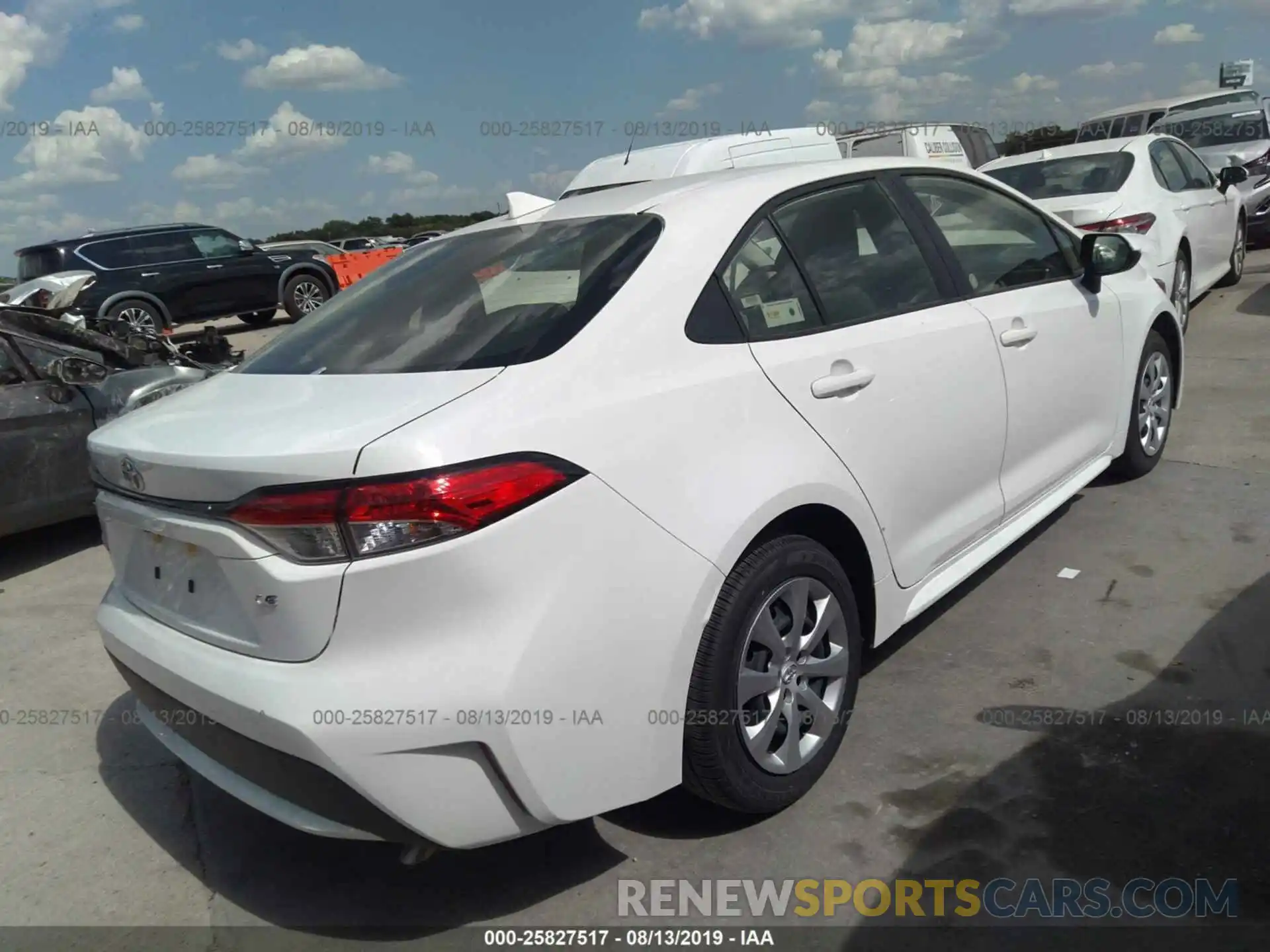 4 Photograph of a damaged car JTDEPRAE3LJ017731 TOYOTA COROLLA 2020