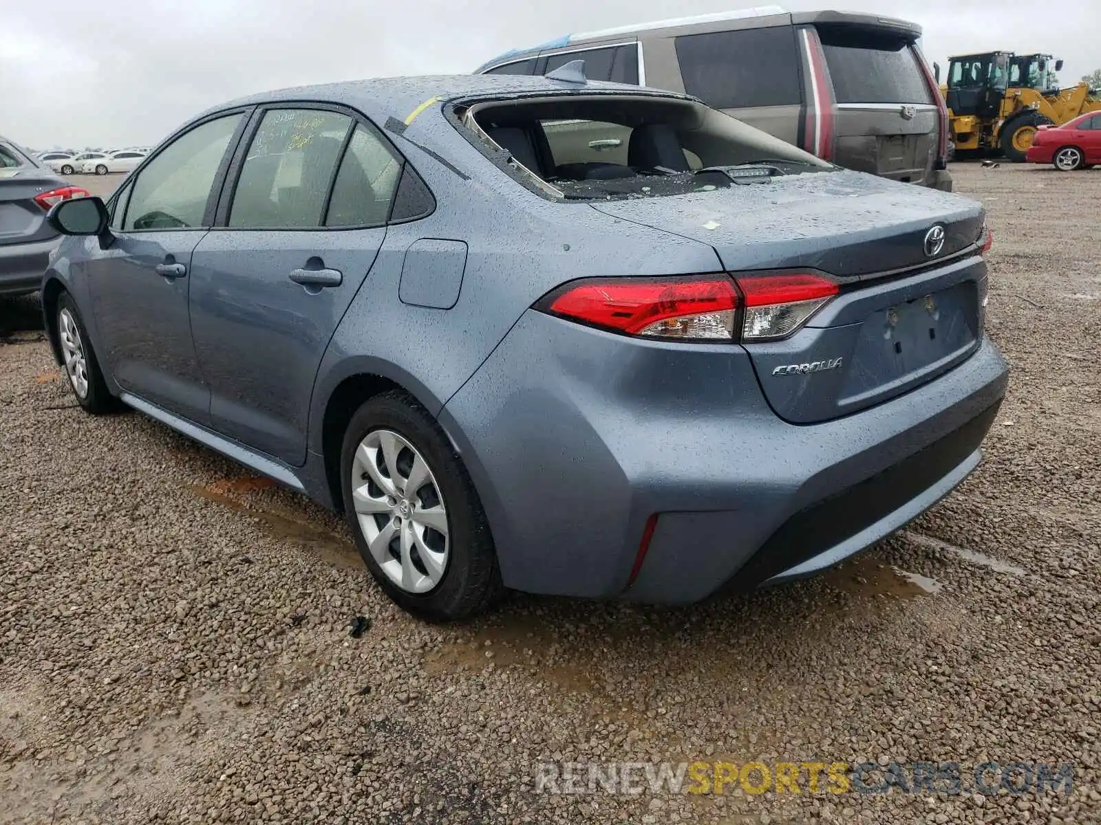 3 Photograph of a damaged car JTDEPRAE3LJ018149 TOYOTA COROLLA 2020