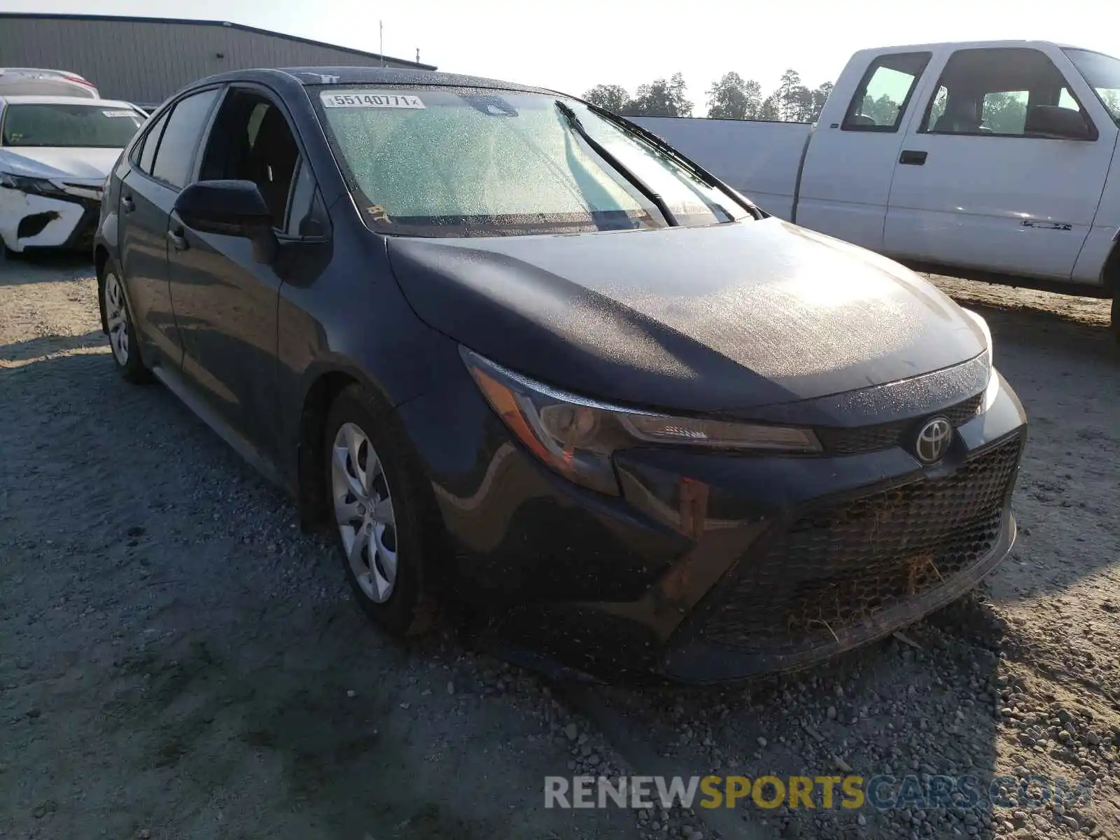 1 Photograph of a damaged car JTDEPRAE3LJ018183 TOYOTA COROLLA 2020