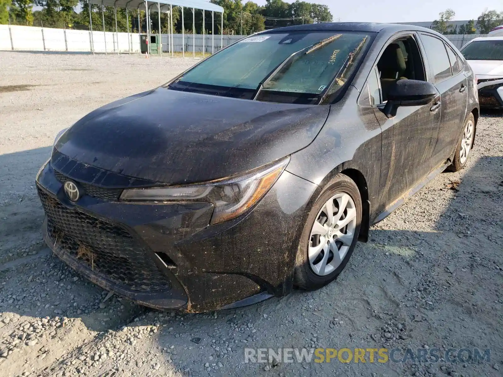 2 Photograph of a damaged car JTDEPRAE3LJ018183 TOYOTA COROLLA 2020