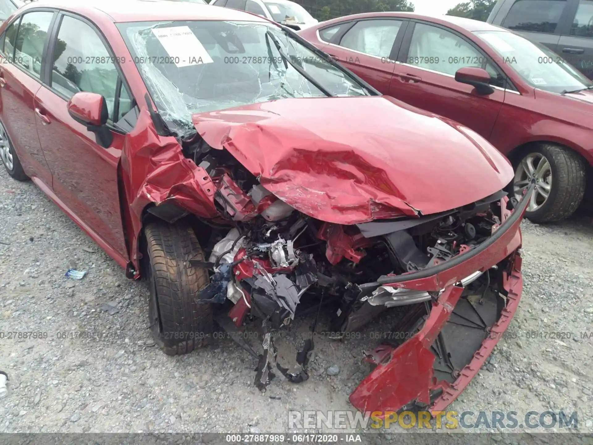 6 Photograph of a damaged car JTDEPRAE3LJ018393 TOYOTA COROLLA 2020