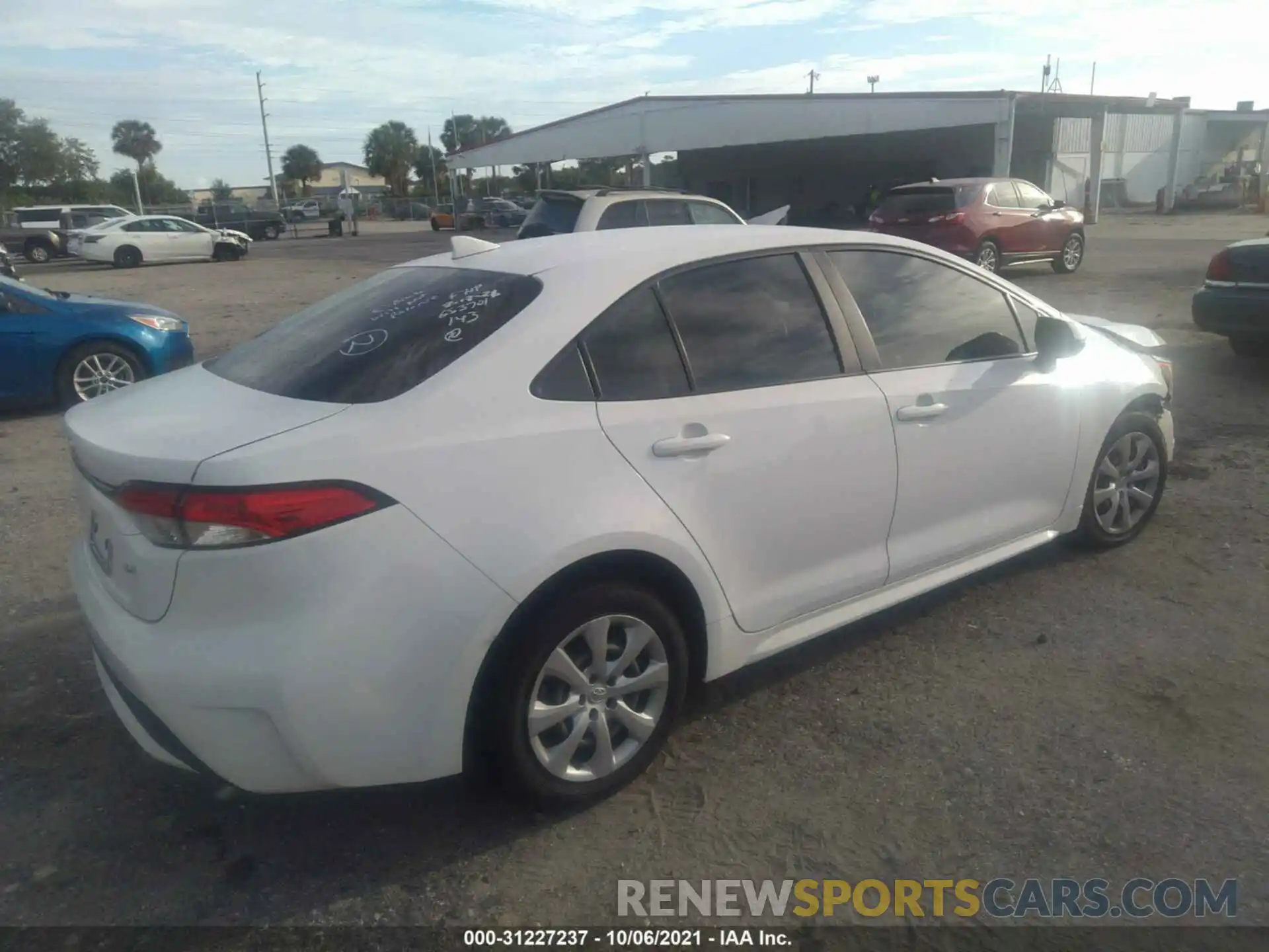 4 Photograph of a damaged car JTDEPRAE3LJ018524 TOYOTA COROLLA 2020