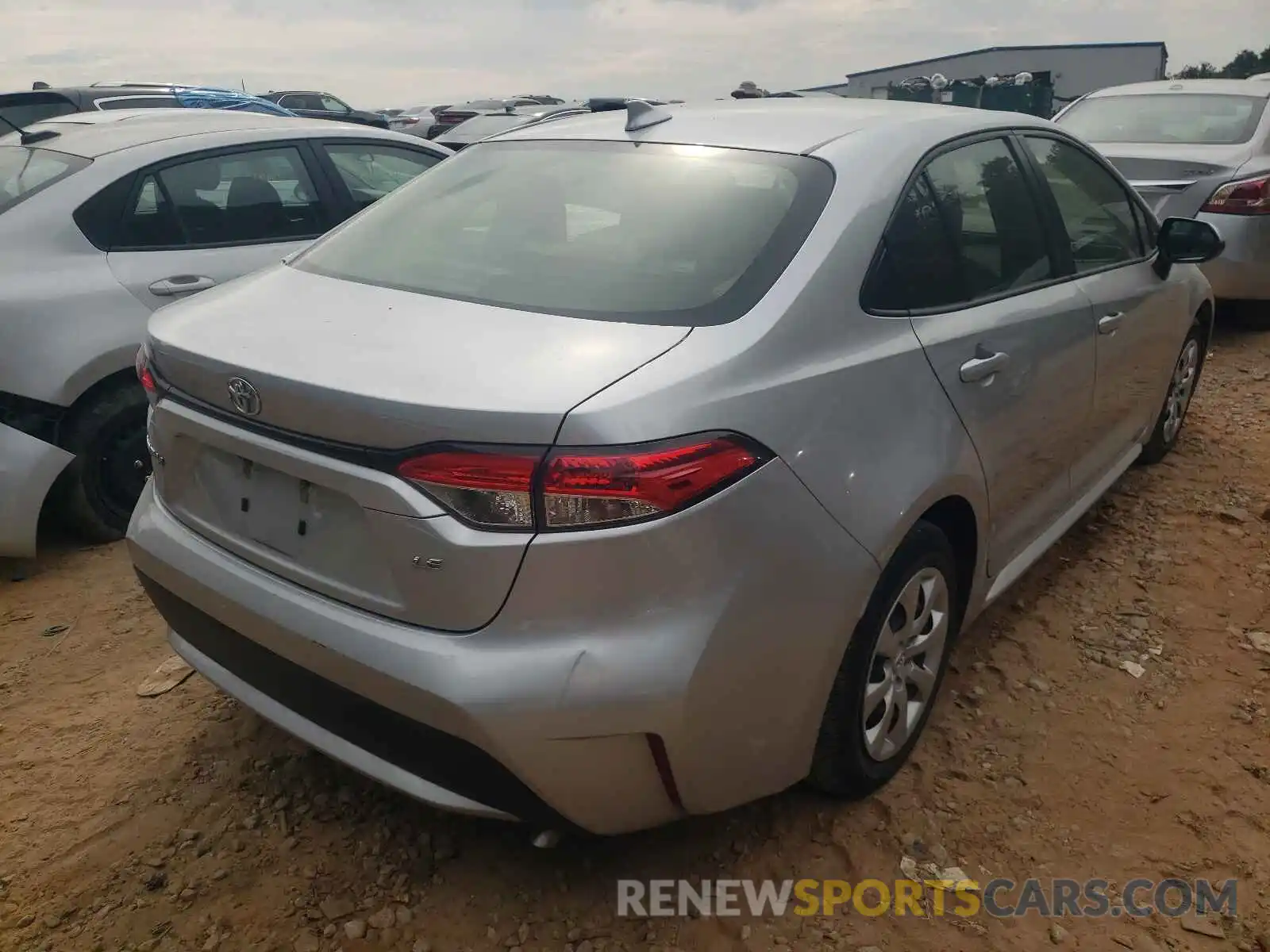 4 Photograph of a damaged car JTDEPRAE3LJ018538 TOYOTA COROLLA 2020