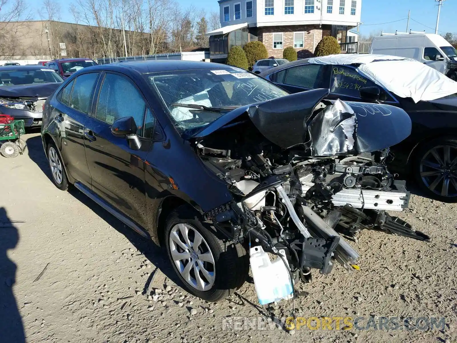 1 Photograph of a damaged car JTDEPRAE3LJ018619 TOYOTA COROLLA 2020