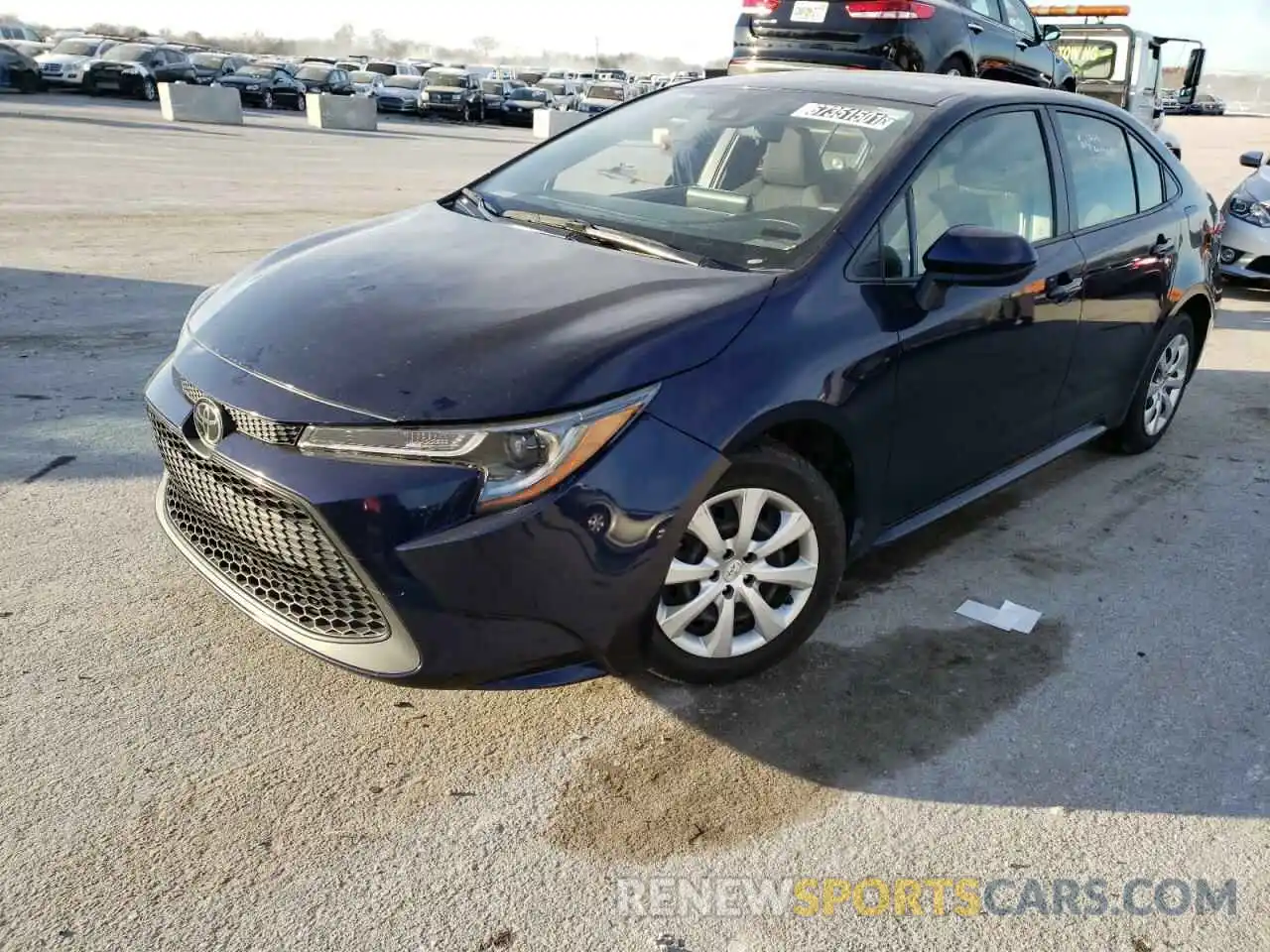 2 Photograph of a damaged car JTDEPRAE3LJ018863 TOYOTA COROLLA 2020