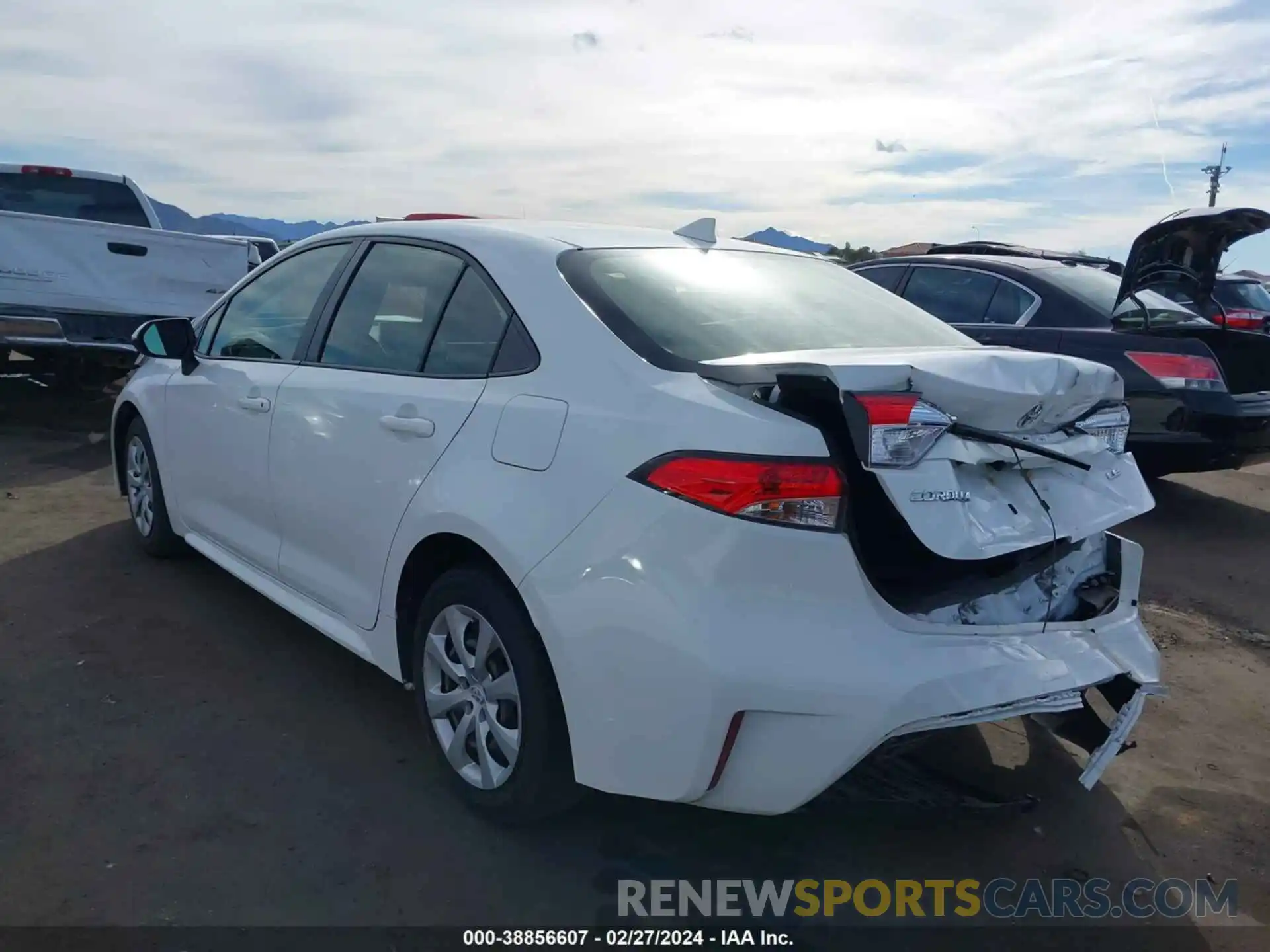 3 Photograph of a damaged car JTDEPRAE3LJ019091 TOYOTA COROLLA 2020