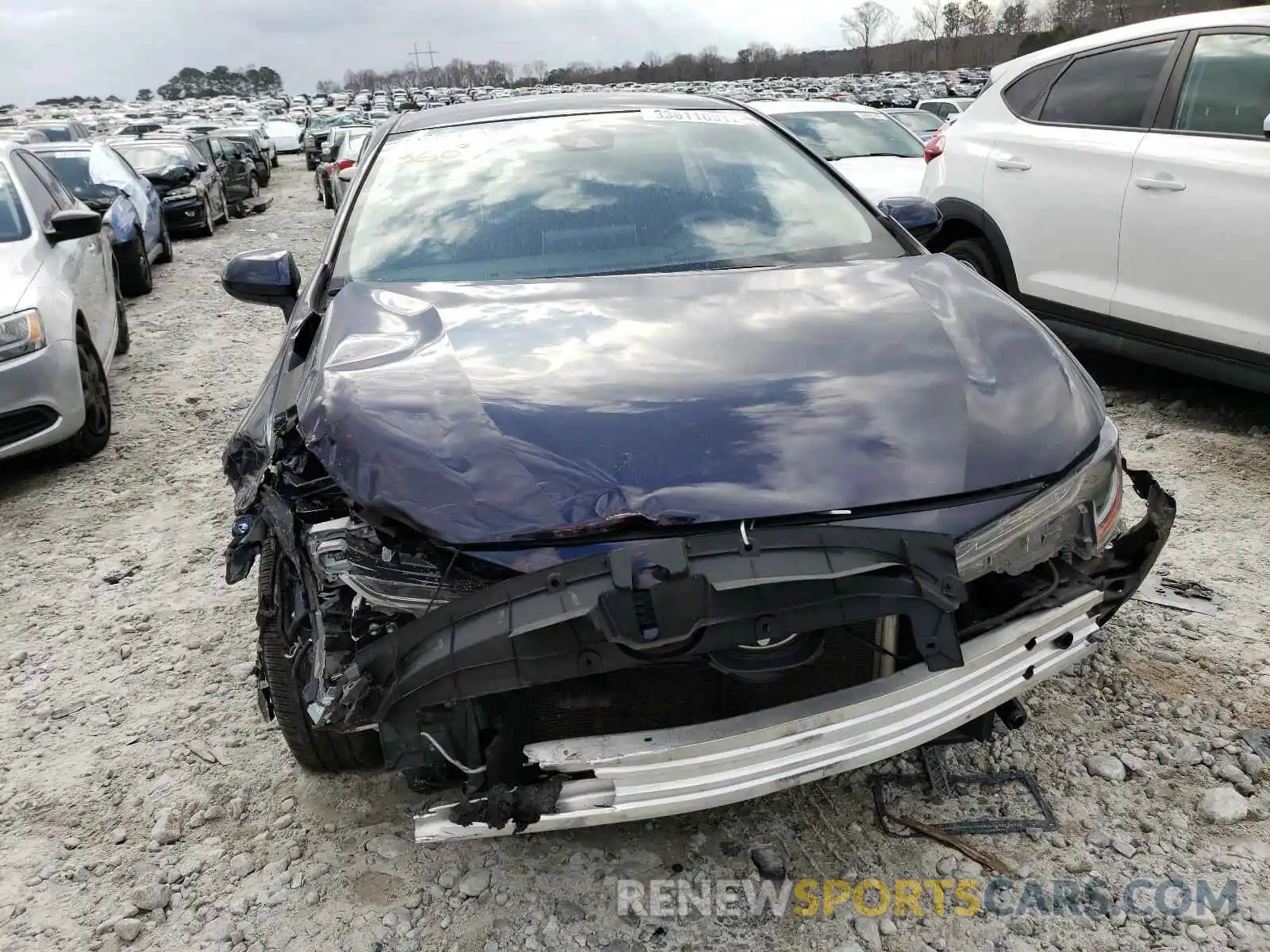 9 Photograph of a damaged car JTDEPRAE3LJ019205 TOYOTA COROLLA 2020