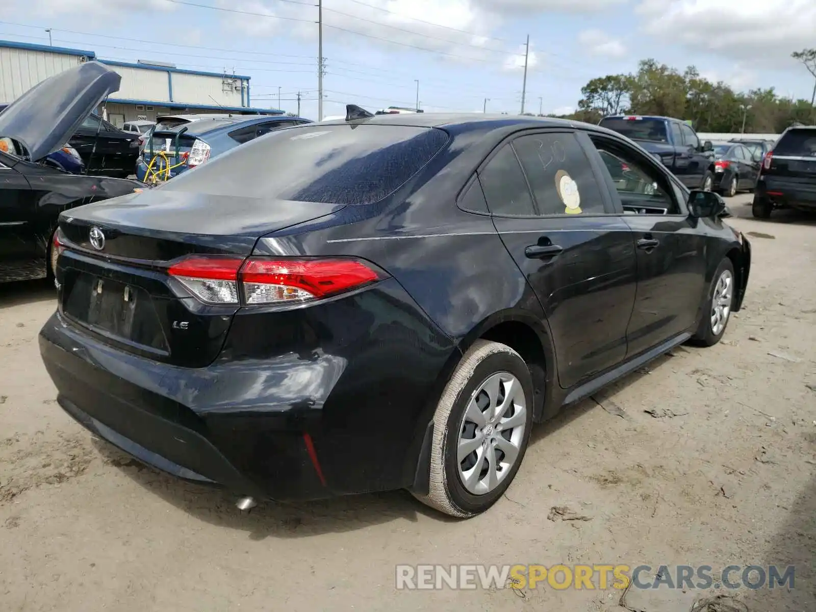 4 Photograph of a damaged car JTDEPRAE3LJ019477 TOYOTA COROLLA 2020