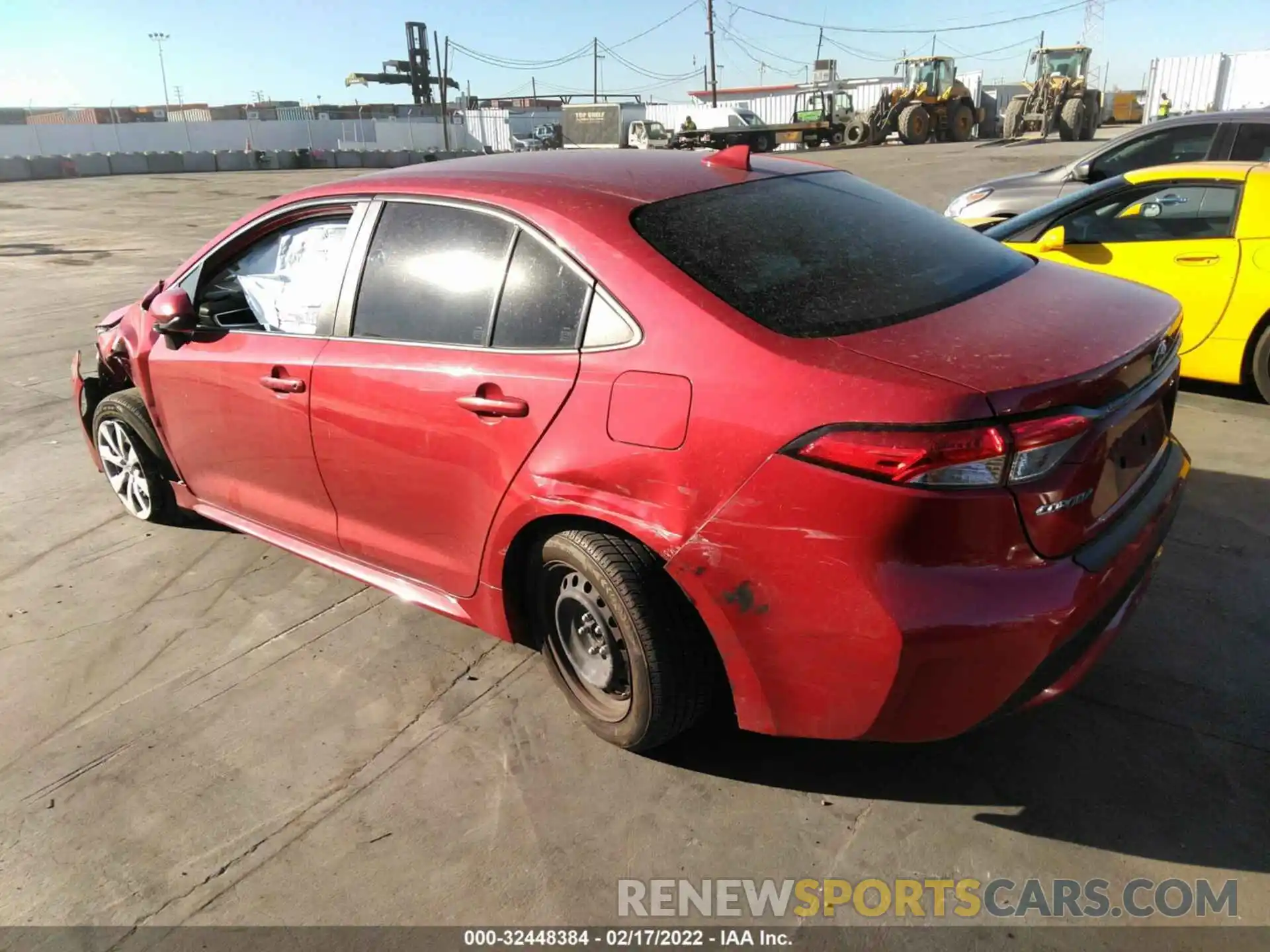 3 Photograph of a damaged car JTDEPRAE3LJ019706 TOYOTA COROLLA 2020