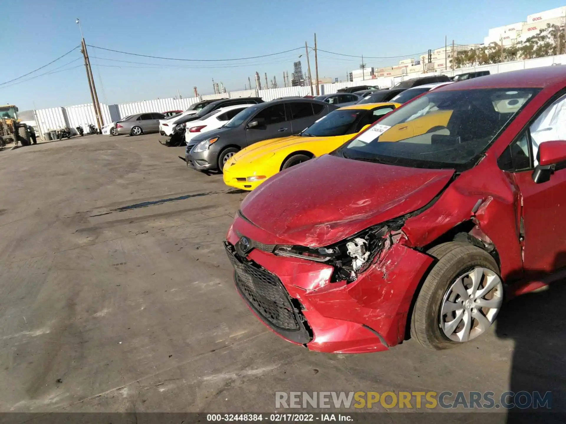 6 Photograph of a damaged car JTDEPRAE3LJ019706 TOYOTA COROLLA 2020