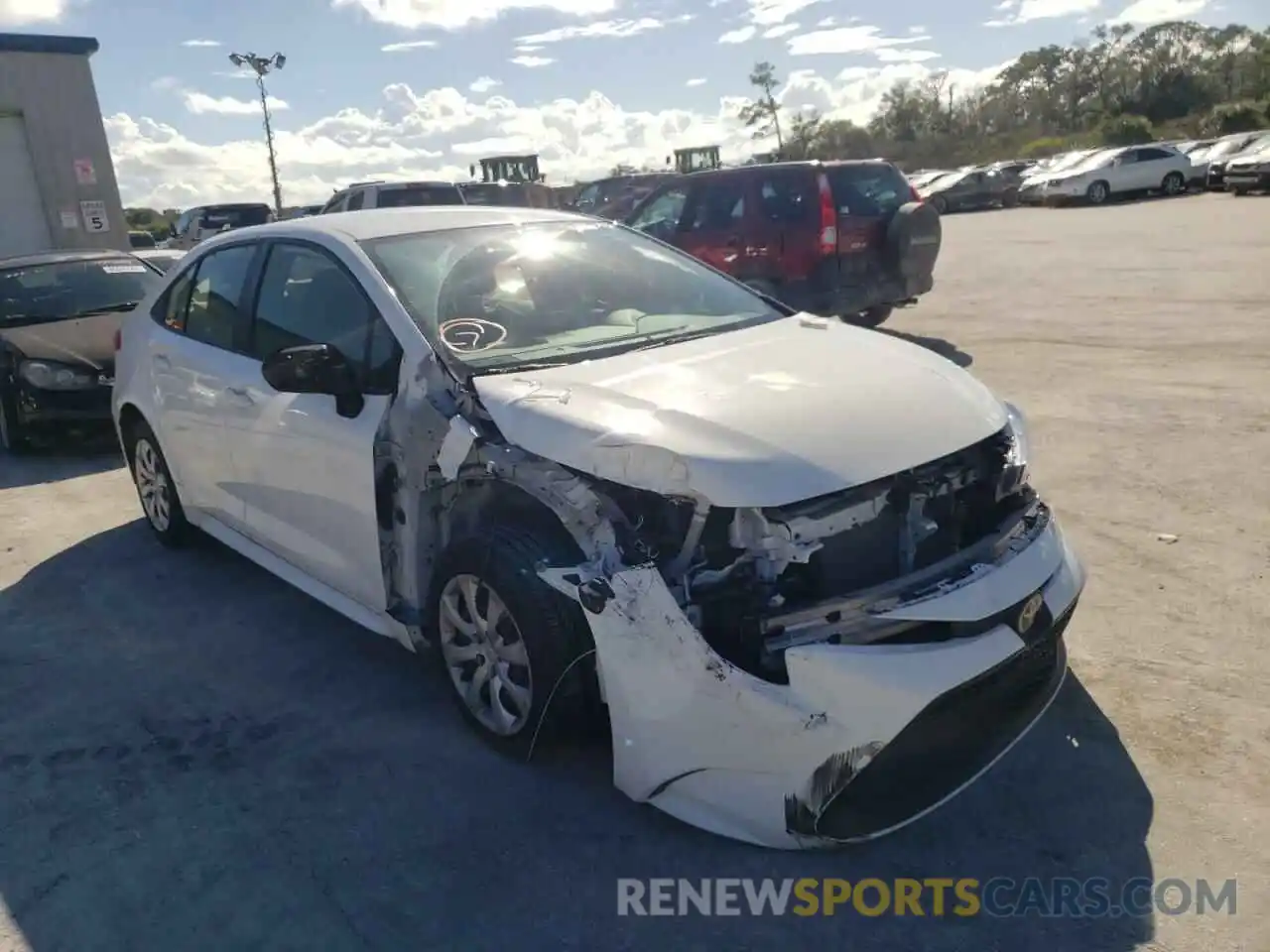 9 Photograph of a damaged car JTDEPRAE3LJ019799 TOYOTA COROLLA 2020