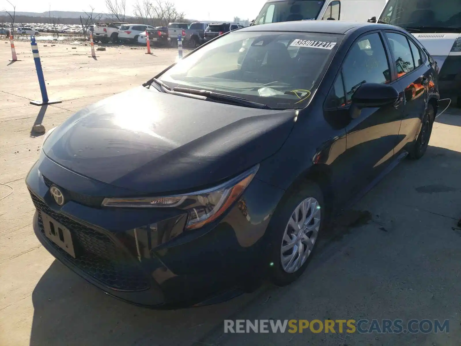 2 Photograph of a damaged car JTDEPRAE3LJ020130 TOYOTA COROLLA 2020