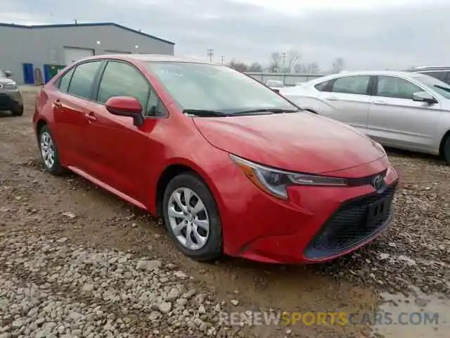 1 Photograph of a damaged car JTDEPRAE3LJ020709 TOYOTA COROLLA 2020