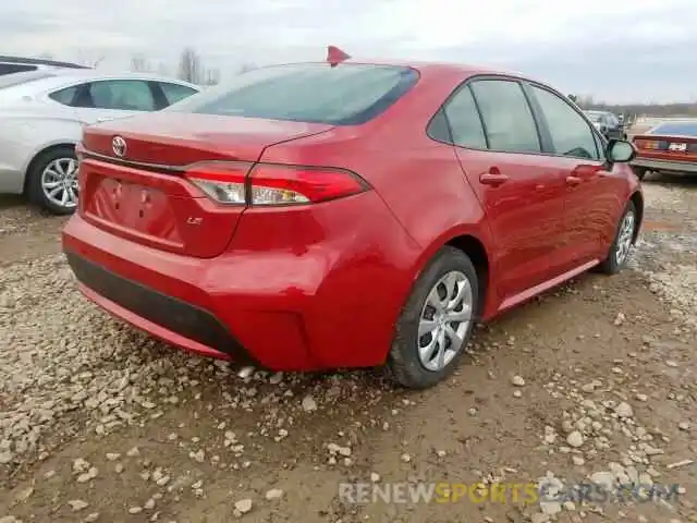 4 Photograph of a damaged car JTDEPRAE3LJ020709 TOYOTA COROLLA 2020