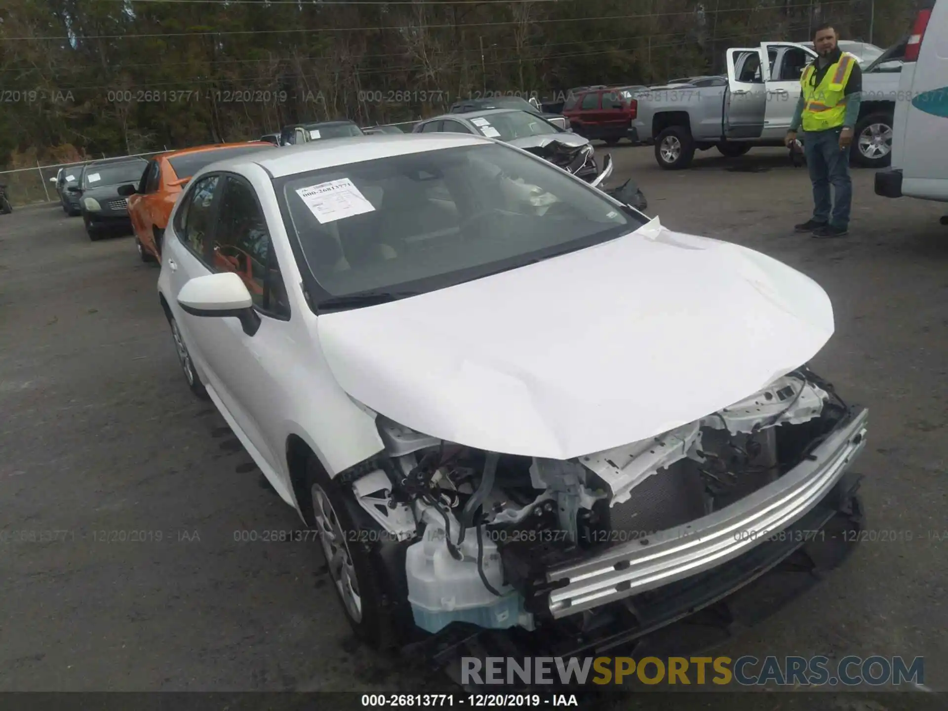 1 Photograph of a damaged car JTDEPRAE3LJ020712 TOYOTA COROLLA 2020