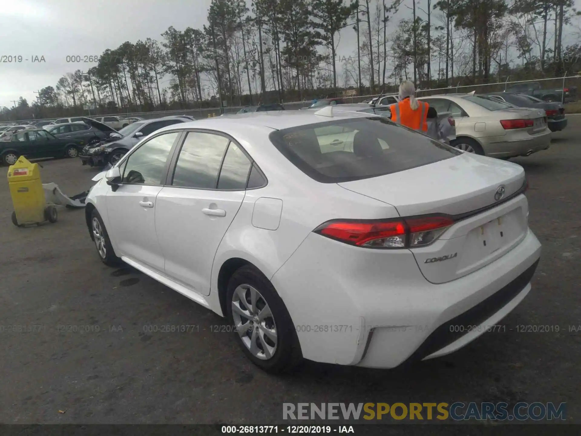 3 Photograph of a damaged car JTDEPRAE3LJ020712 TOYOTA COROLLA 2020