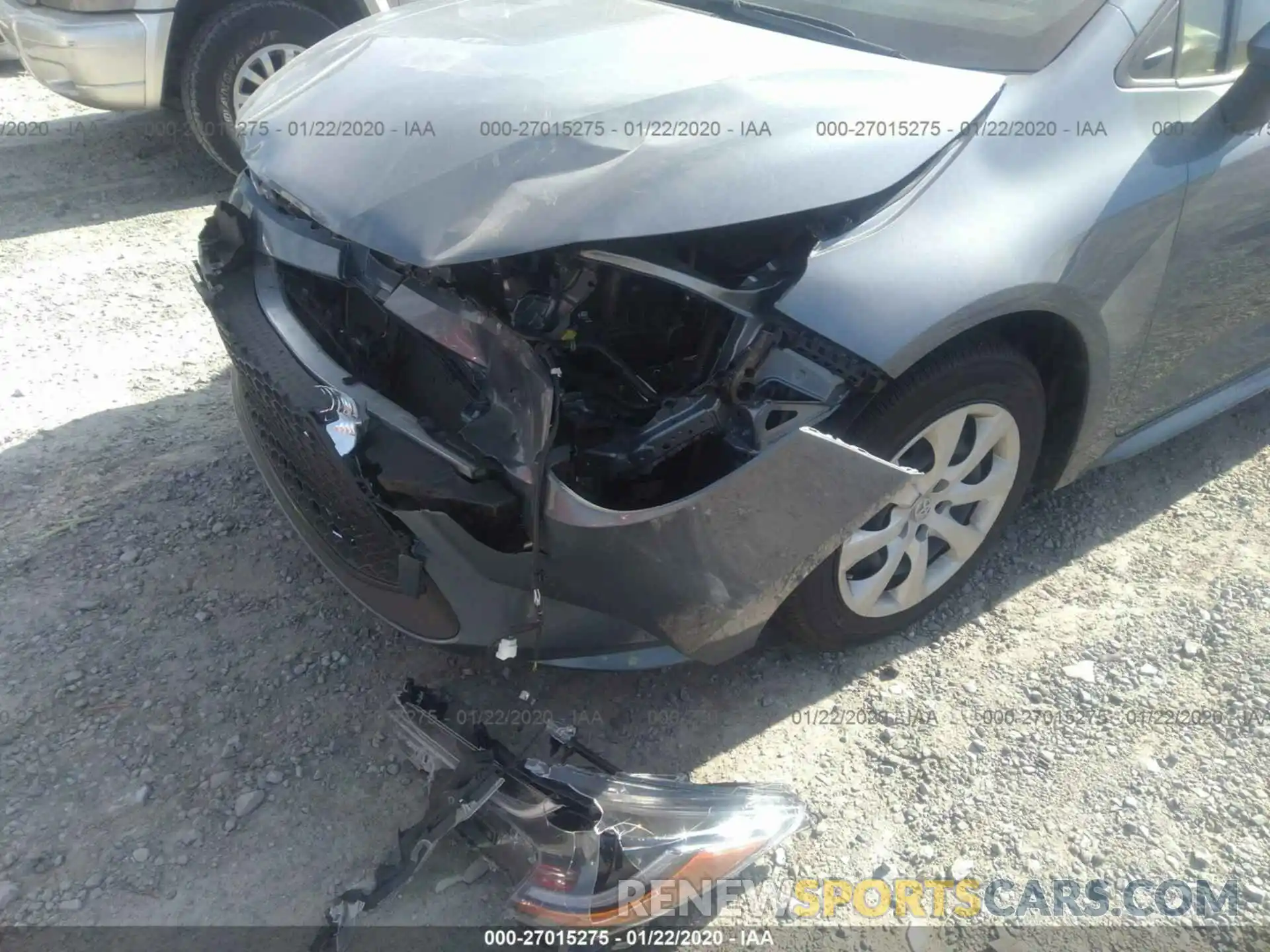 6 Photograph of a damaged car JTDEPRAE3LJ020791 TOYOTA COROLLA 2020
