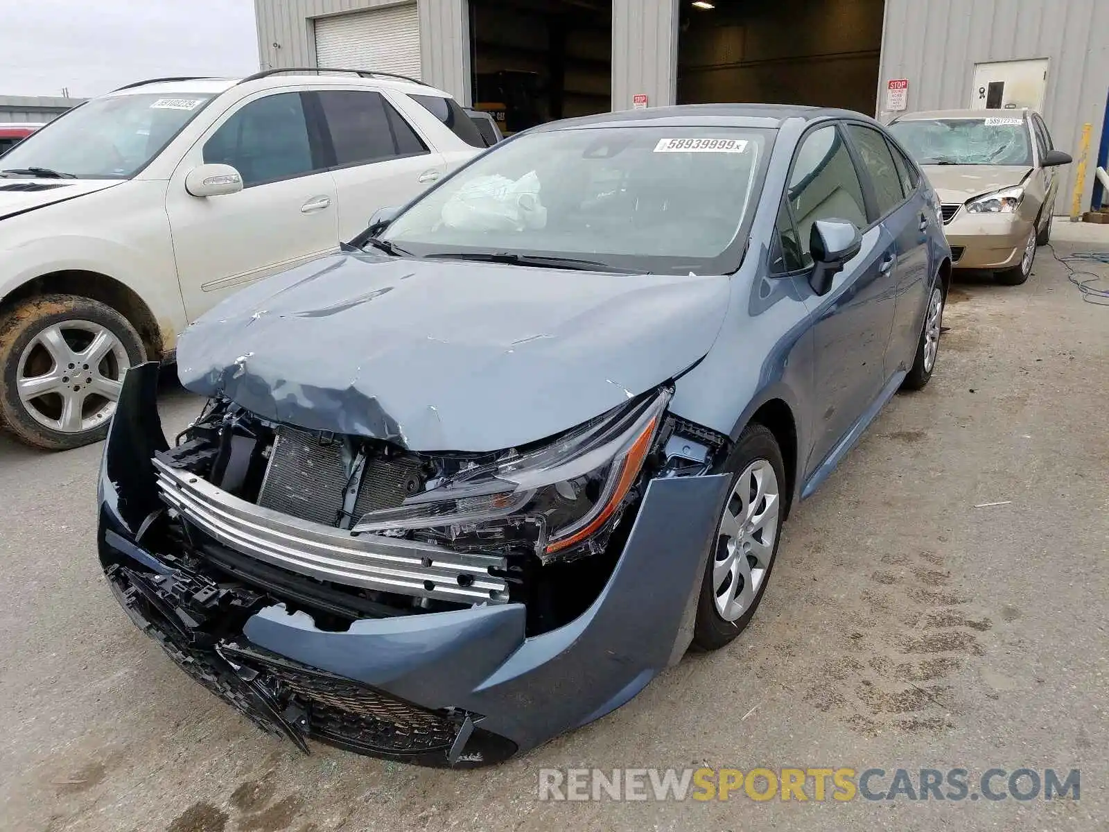 2 Photograph of a damaged car JTDEPRAE3LJ020998 TOYOTA COROLLA 2020