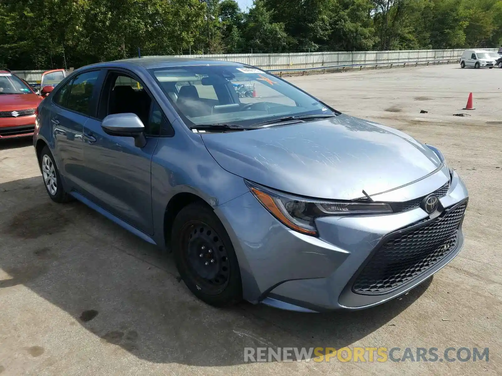 1 Photograph of a damaged car JTDEPRAE3LJ021228 TOYOTA COROLLA 2020