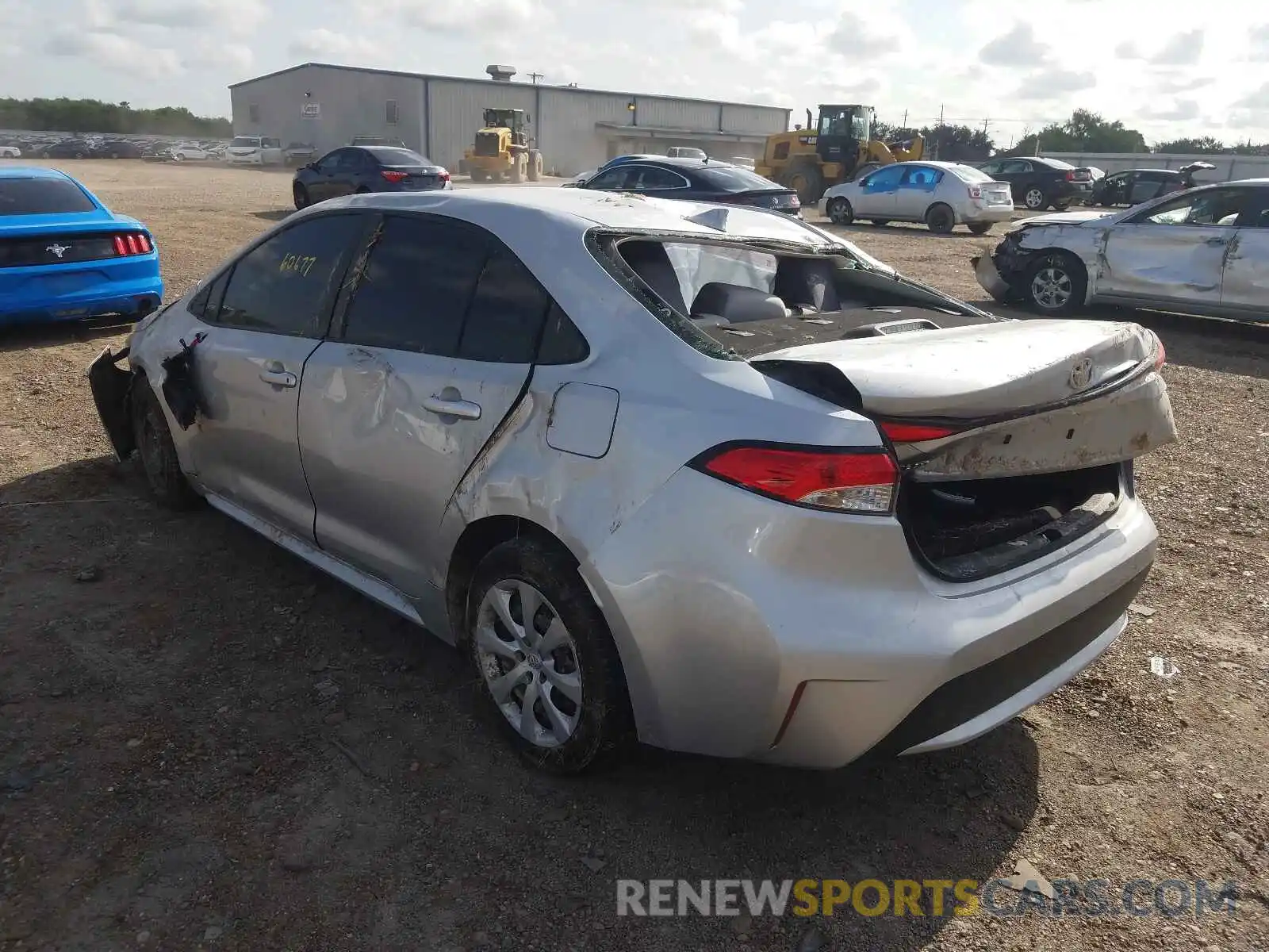 3 Photograph of a damaged car JTDEPRAE3LJ021276 TOYOTA COROLLA 2020