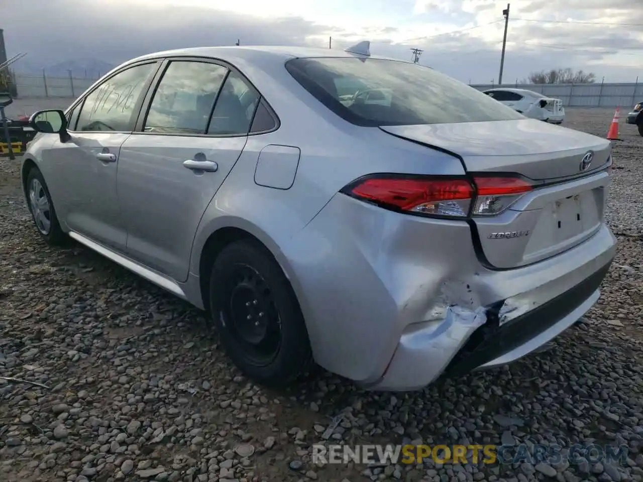 3 Photograph of a damaged car JTDEPRAE3LJ021357 TOYOTA COROLLA 2020