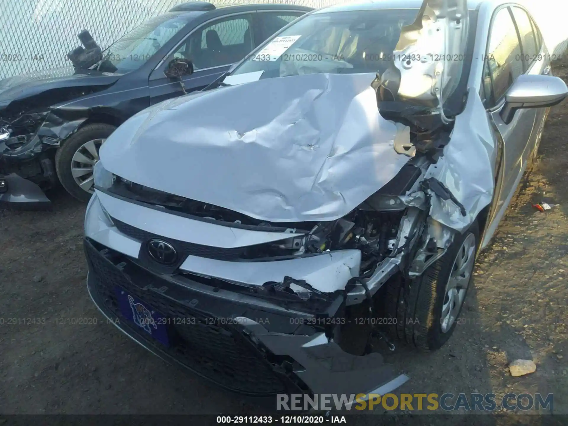 6 Photograph of a damaged car JTDEPRAE3LJ021746 TOYOTA COROLLA 2020