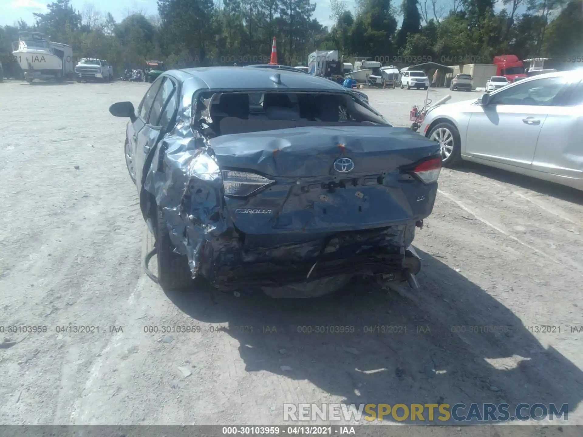 6 Photograph of a damaged car JTDEPRAE3LJ021813 TOYOTA COROLLA 2020