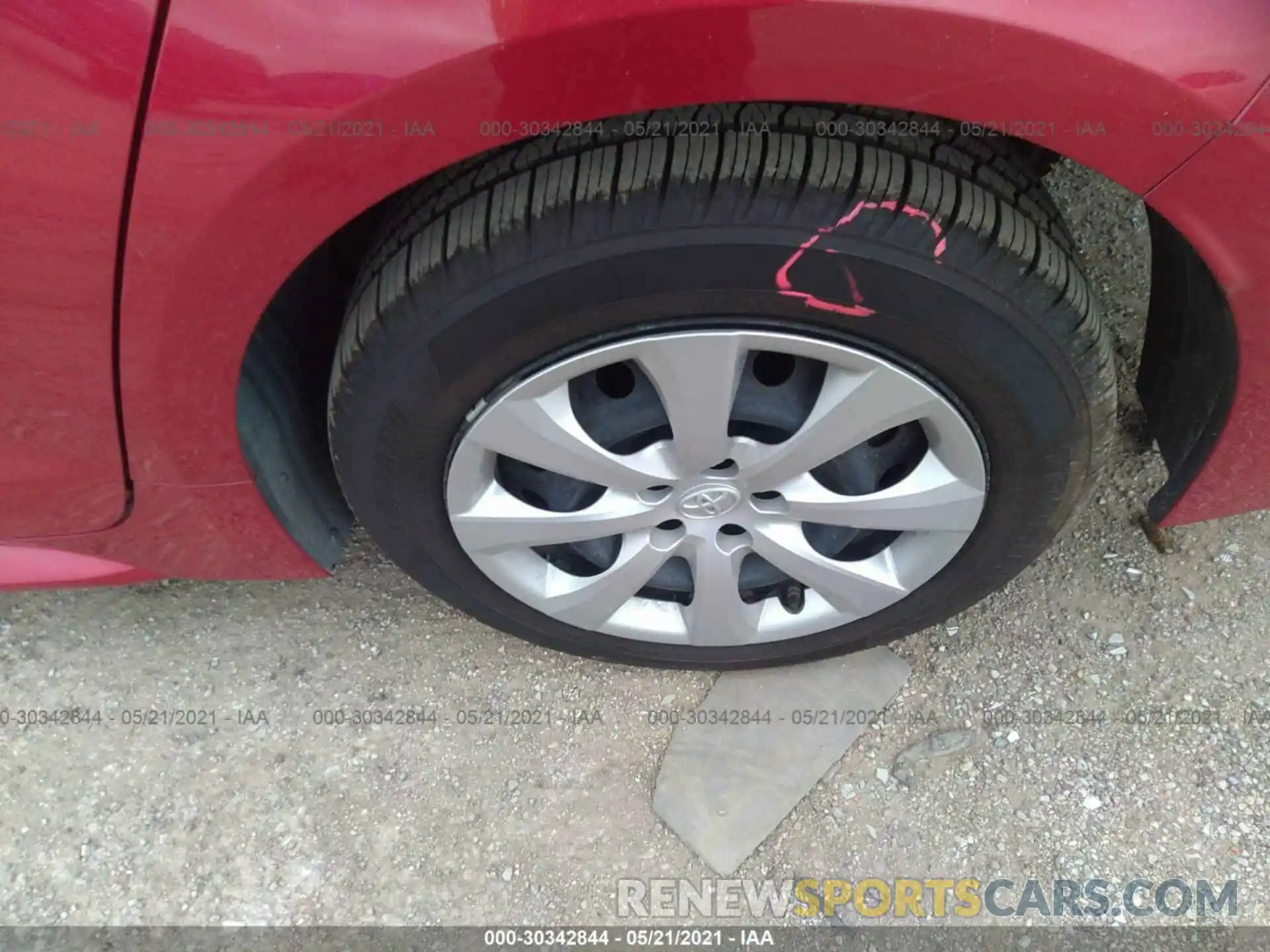 13 Photograph of a damaged car JTDEPRAE3LJ022119 TOYOTA COROLLA 2020