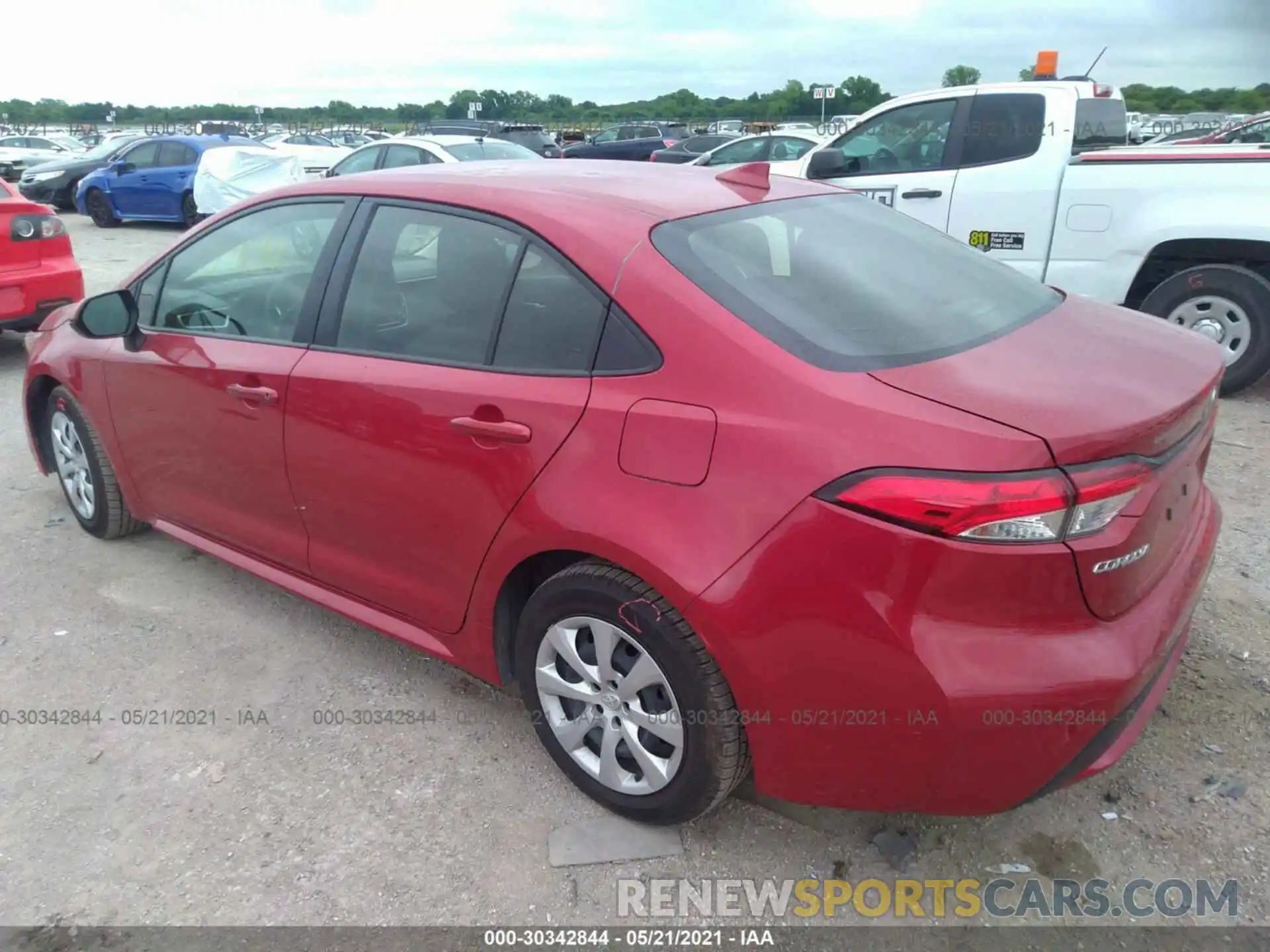 3 Photograph of a damaged car JTDEPRAE3LJ022119 TOYOTA COROLLA 2020