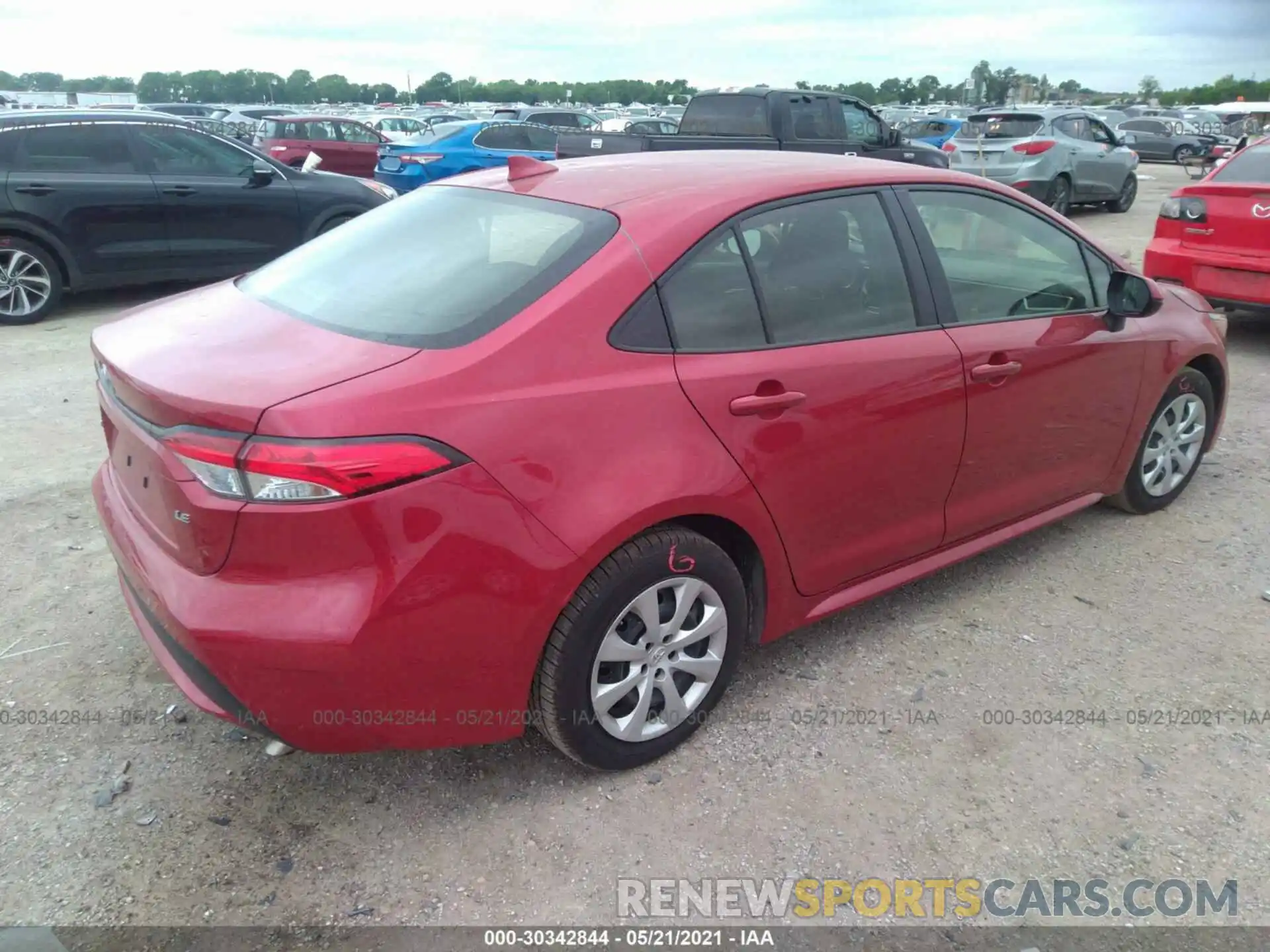 4 Photograph of a damaged car JTDEPRAE3LJ022119 TOYOTA COROLLA 2020