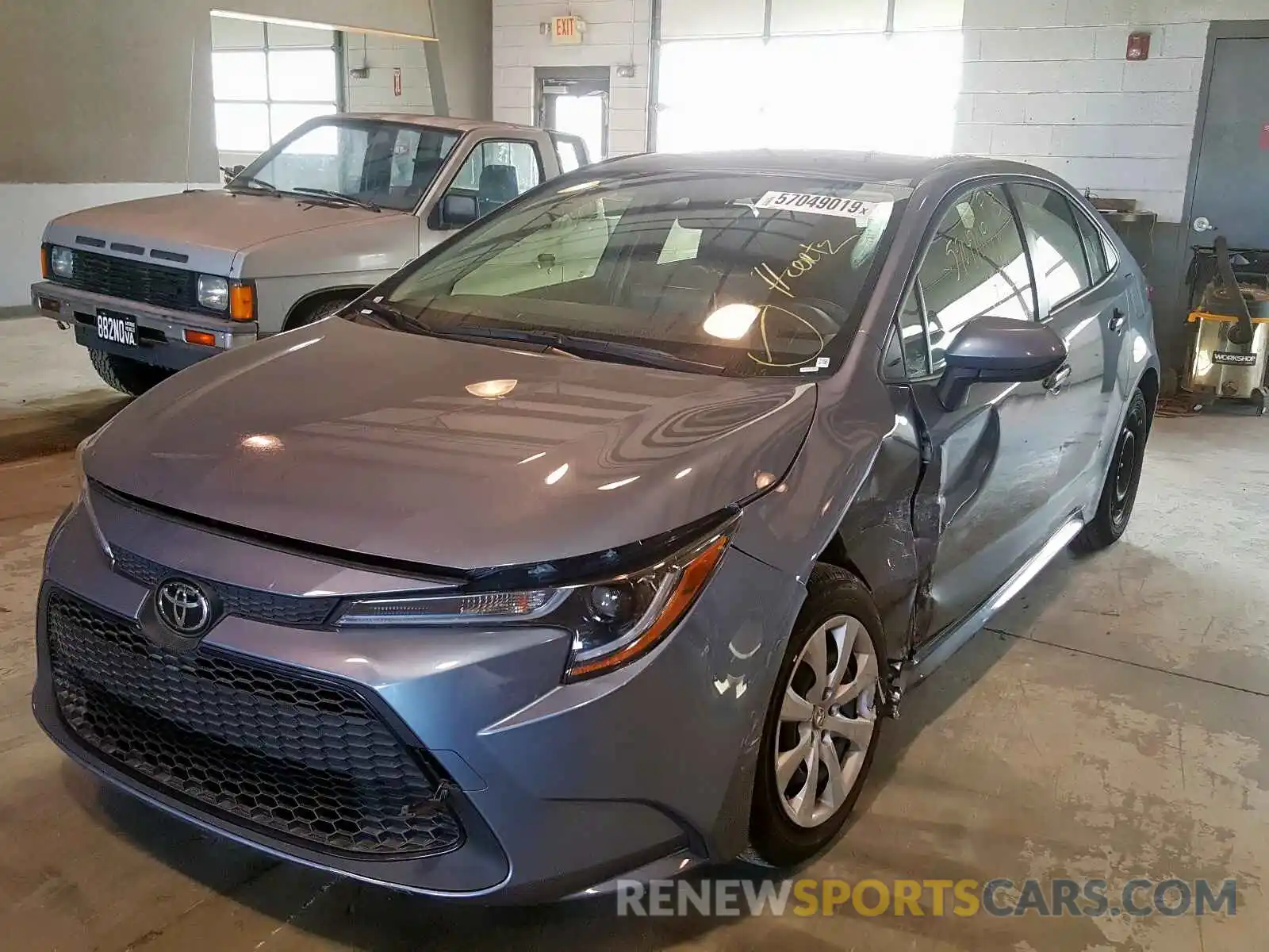 2 Photograph of a damaged car JTDEPRAE3LJ022251 TOYOTA COROLLA 2020