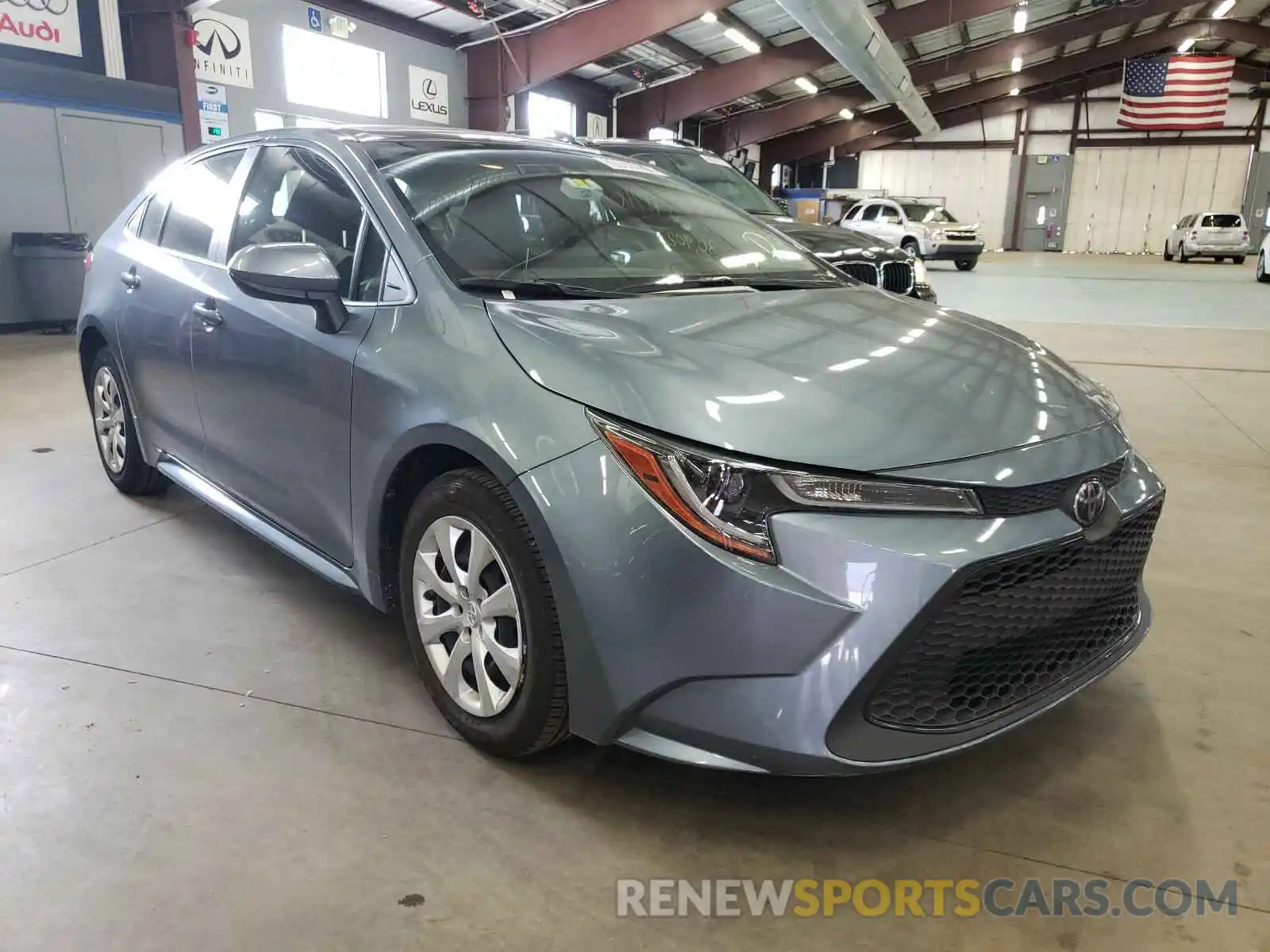 1 Photograph of a damaged car JTDEPRAE3LJ022315 TOYOTA COROLLA 2020