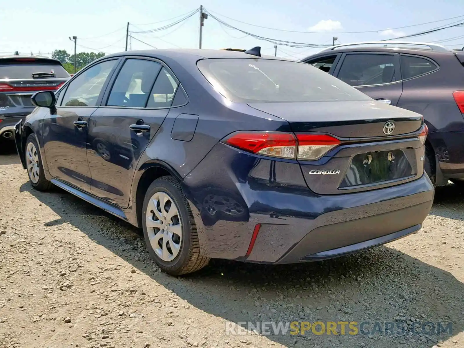 3 Photograph of a damaged car JTDEPRAE3LJ022556 TOYOTA COROLLA 2020