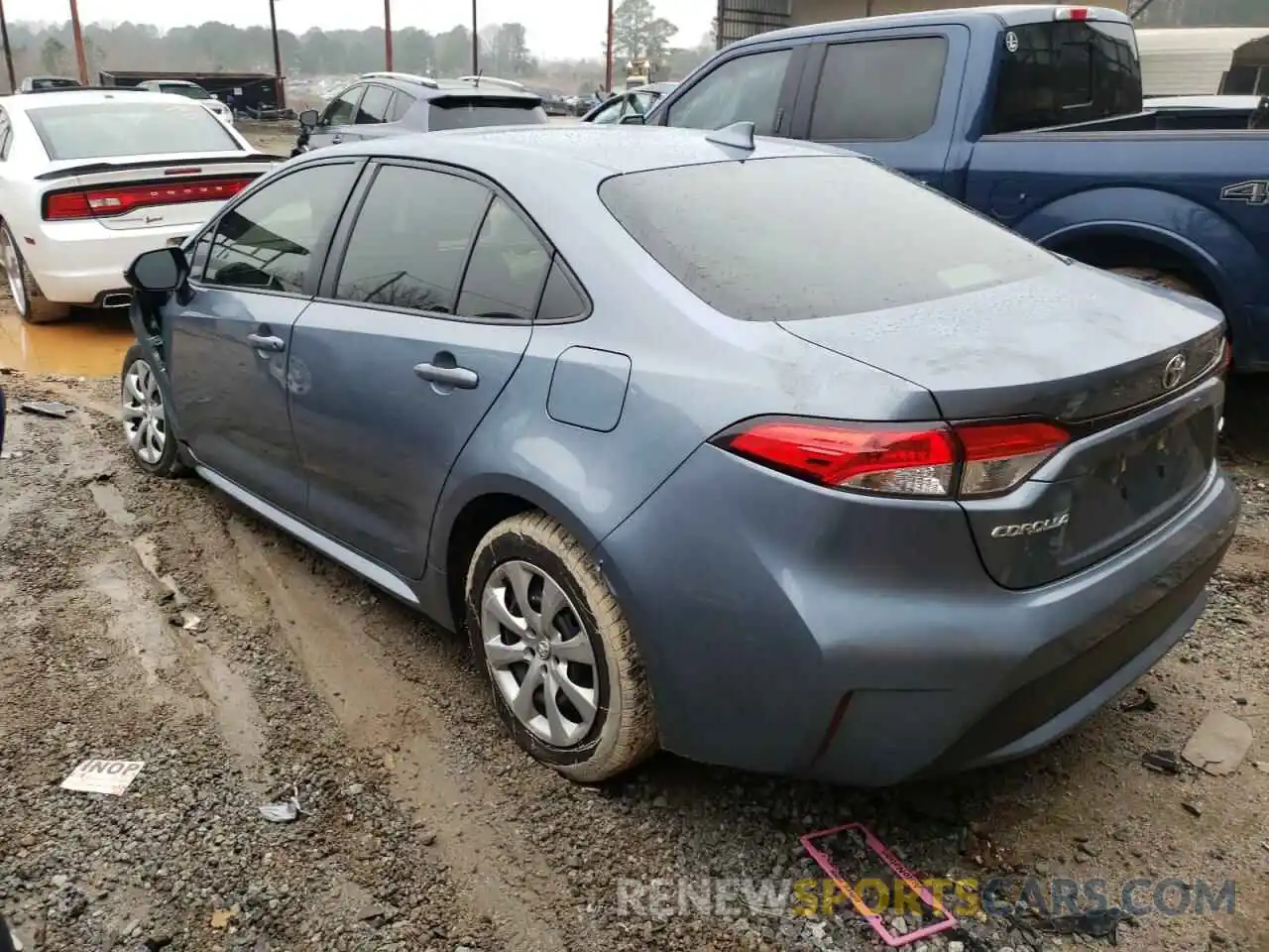 3 Photograph of a damaged car JTDEPRAE3LJ022928 TOYOTA COROLLA 2020