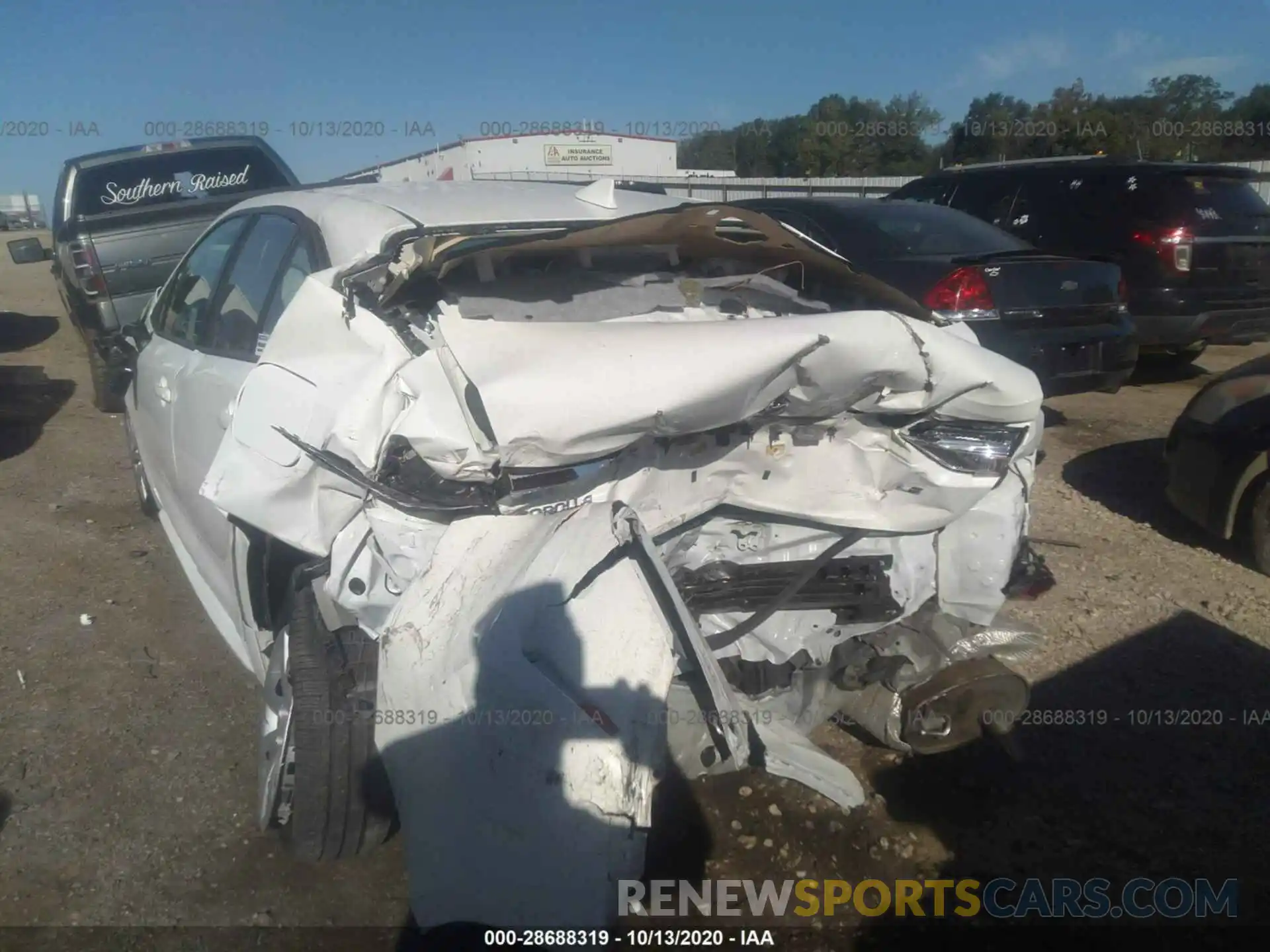 6 Photograph of a damaged car JTDEPRAE3LJ022959 TOYOTA COROLLA 2020