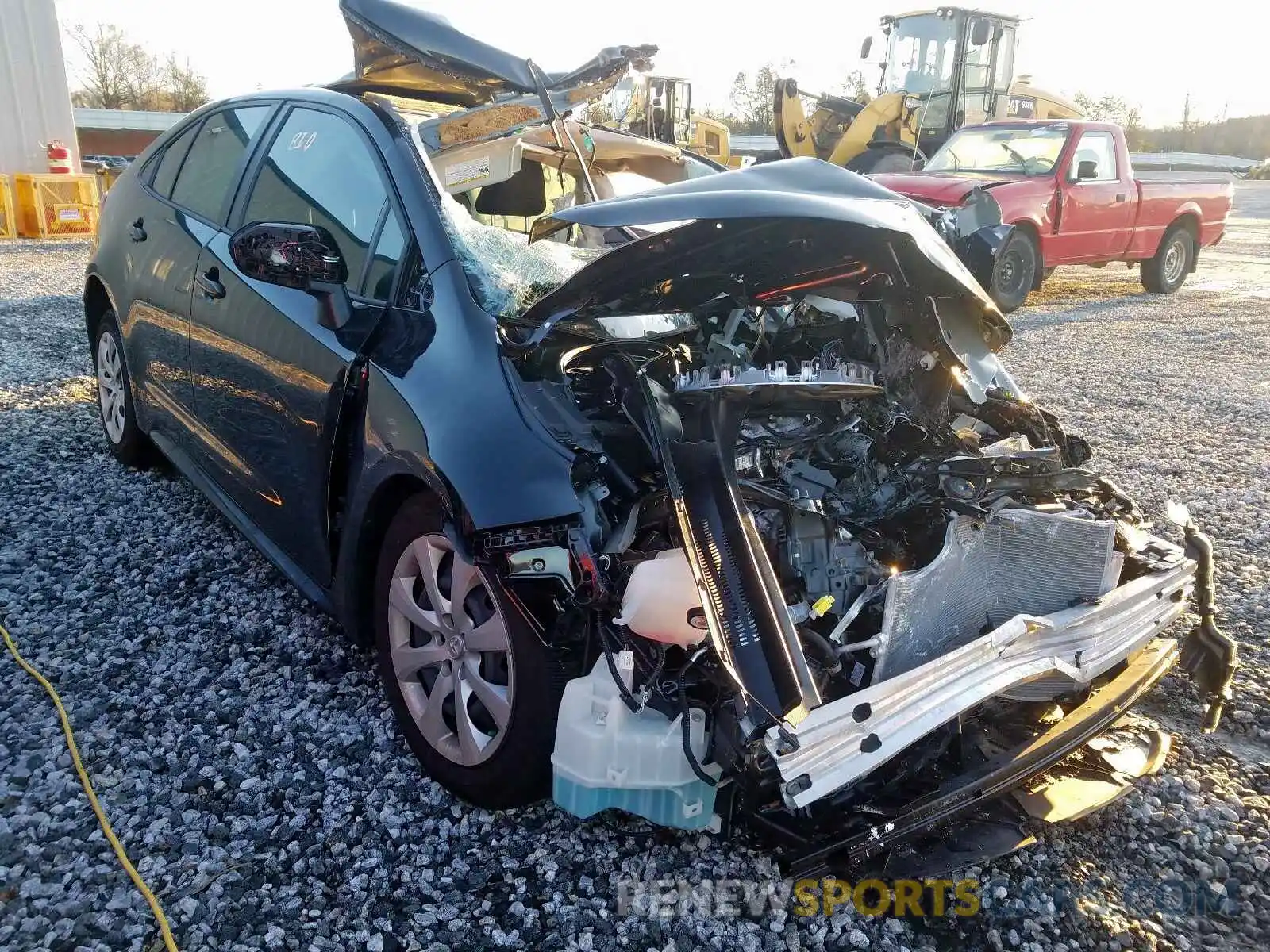 1 Photograph of a damaged car JTDEPRAE3LJ023772 TOYOTA COROLLA 2020