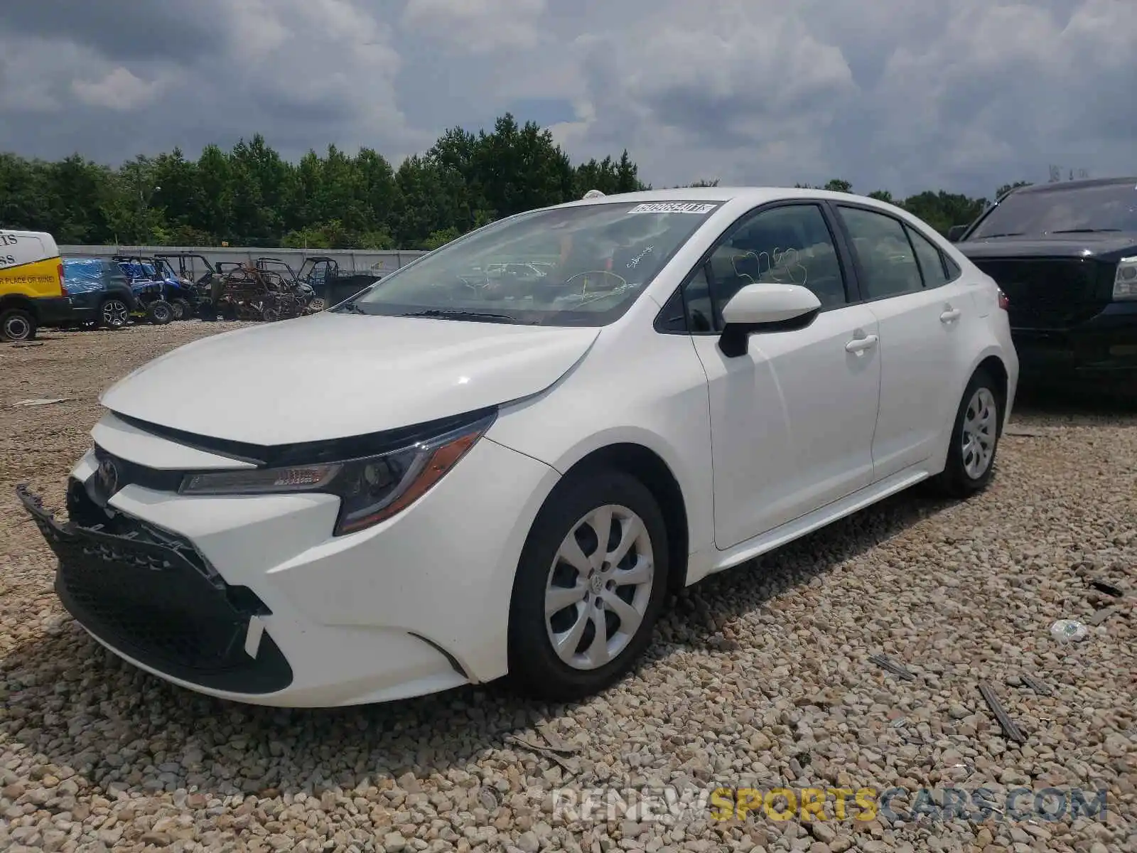 2 Photograph of a damaged car JTDEPRAE3LJ024064 TOYOTA COROLLA 2020