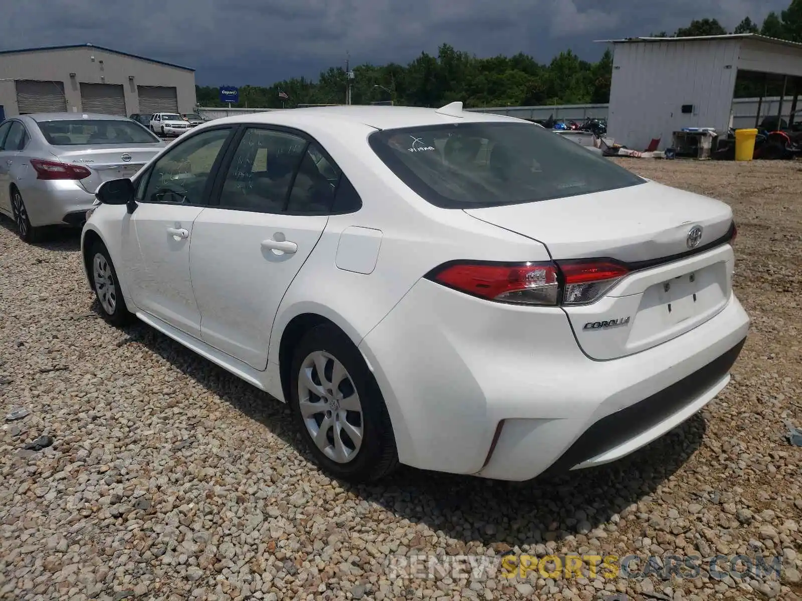 3 Photograph of a damaged car JTDEPRAE3LJ024064 TOYOTA COROLLA 2020